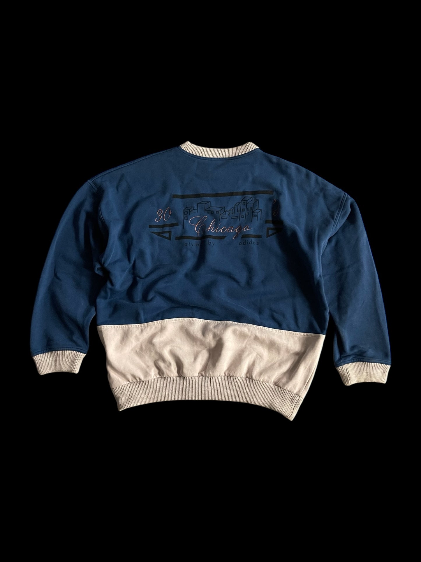 ADIDAS “BOXING IN THE 30’S” CREWNECK SWEATSHIRT - M