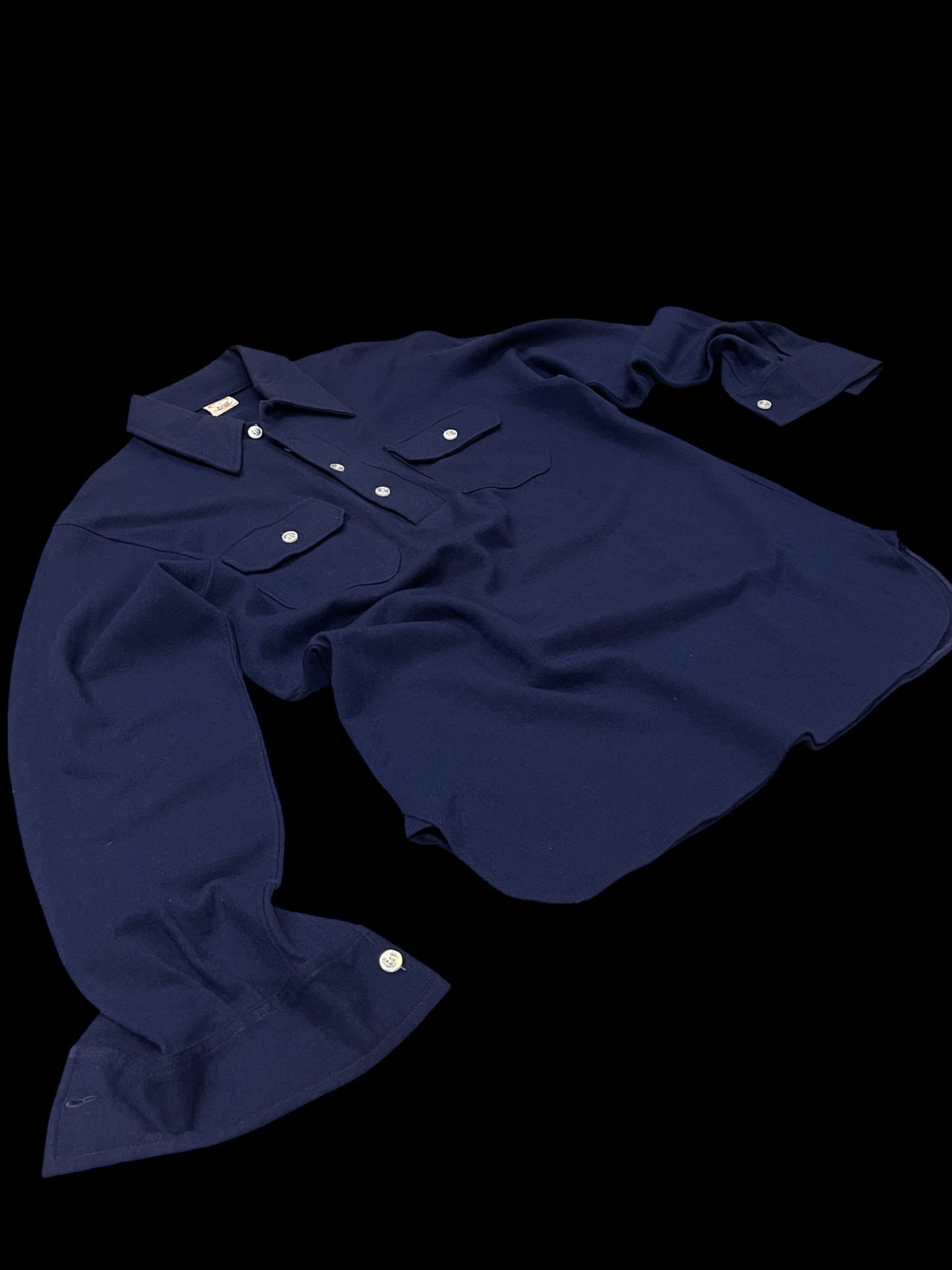 BROOKS BROTHERS WOOL LS POLO - L