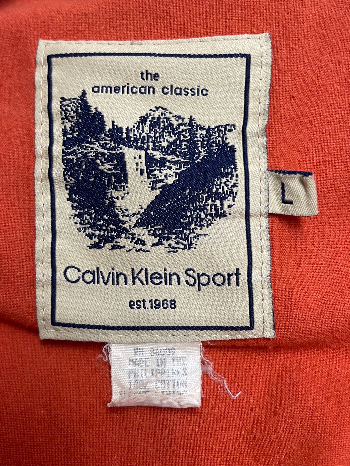 CALVIN KLEIN SPORT TOGGLE JACKET - L