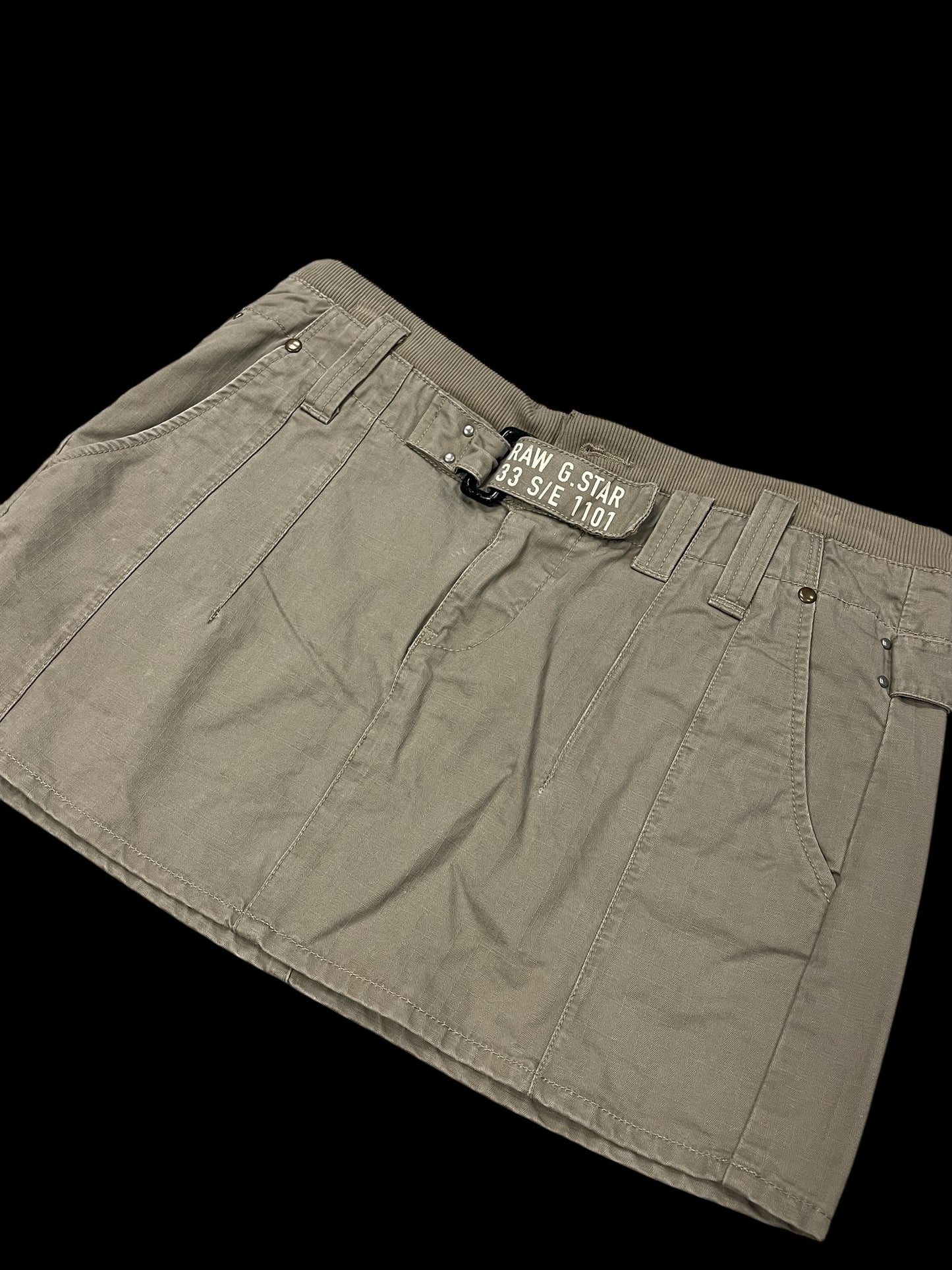 G-STAR RAW "PLEATED SKIRT MINI" M