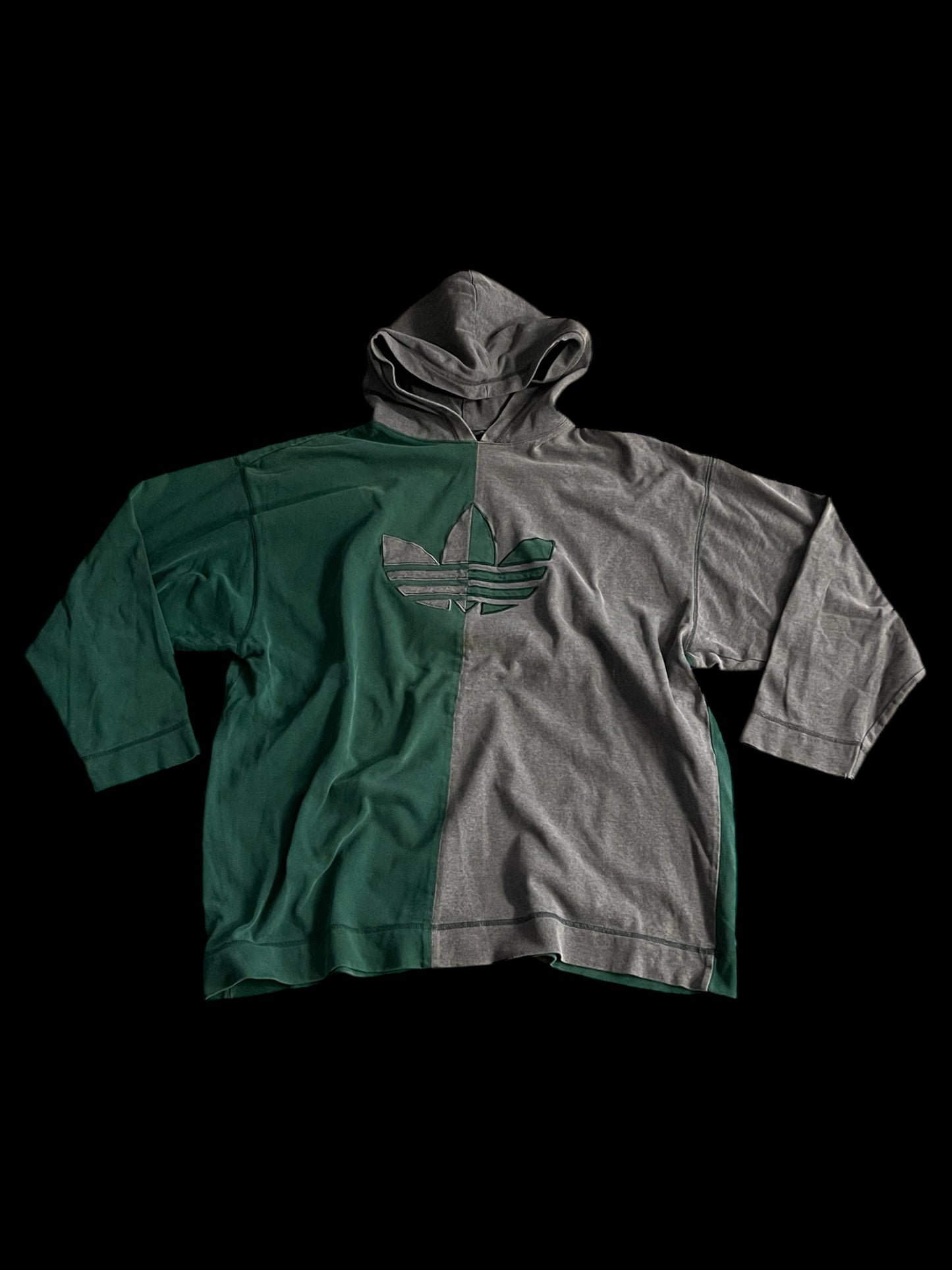 ADIDAS BI COLOR LOOSE HOODIE - XL