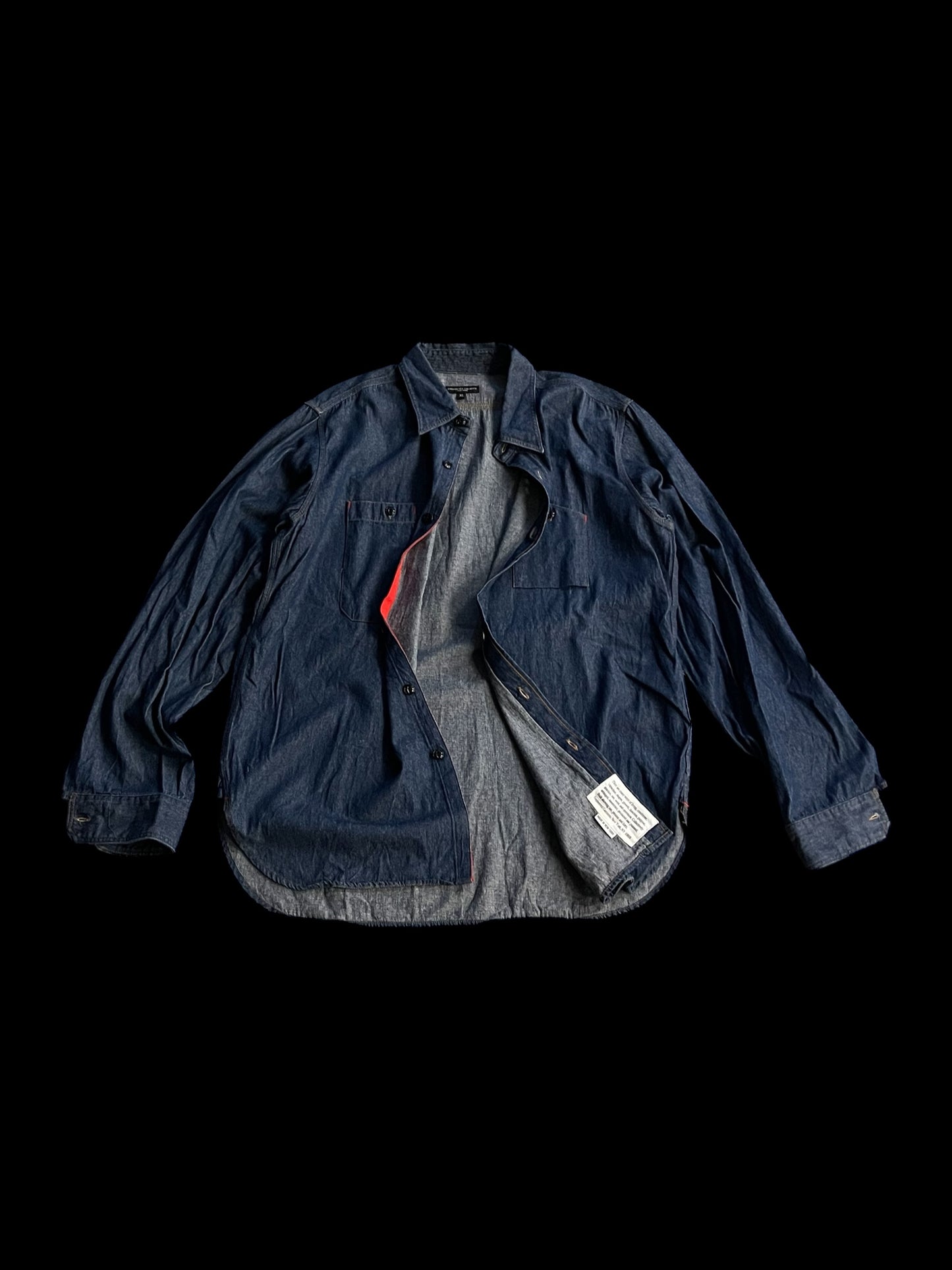 ENGINEERED GARMENTS INDIGO SHIRT - XL