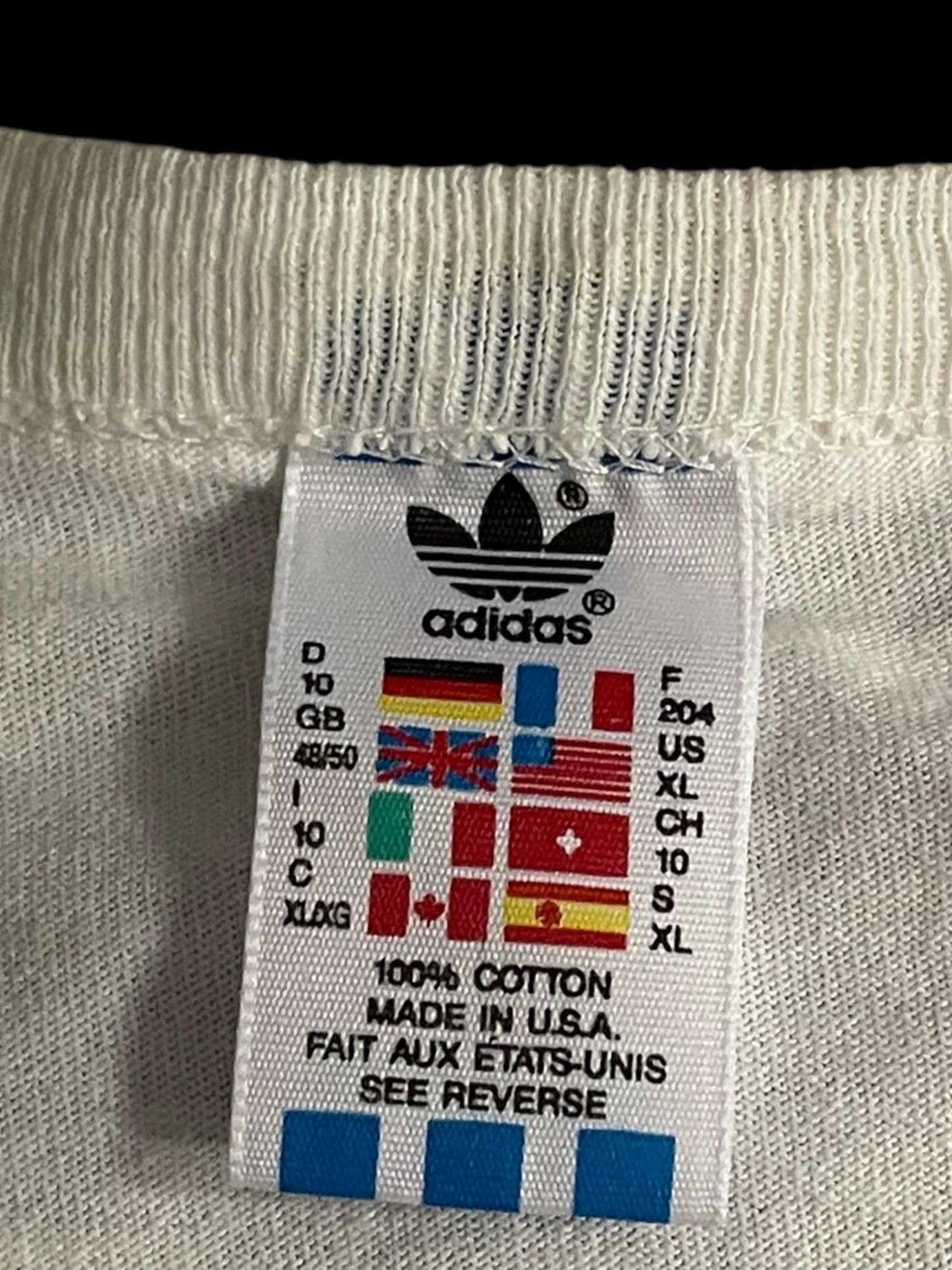 ADIDAS 1990 WORLD CUP USA HOME TRAINING T-SHIRT - XL