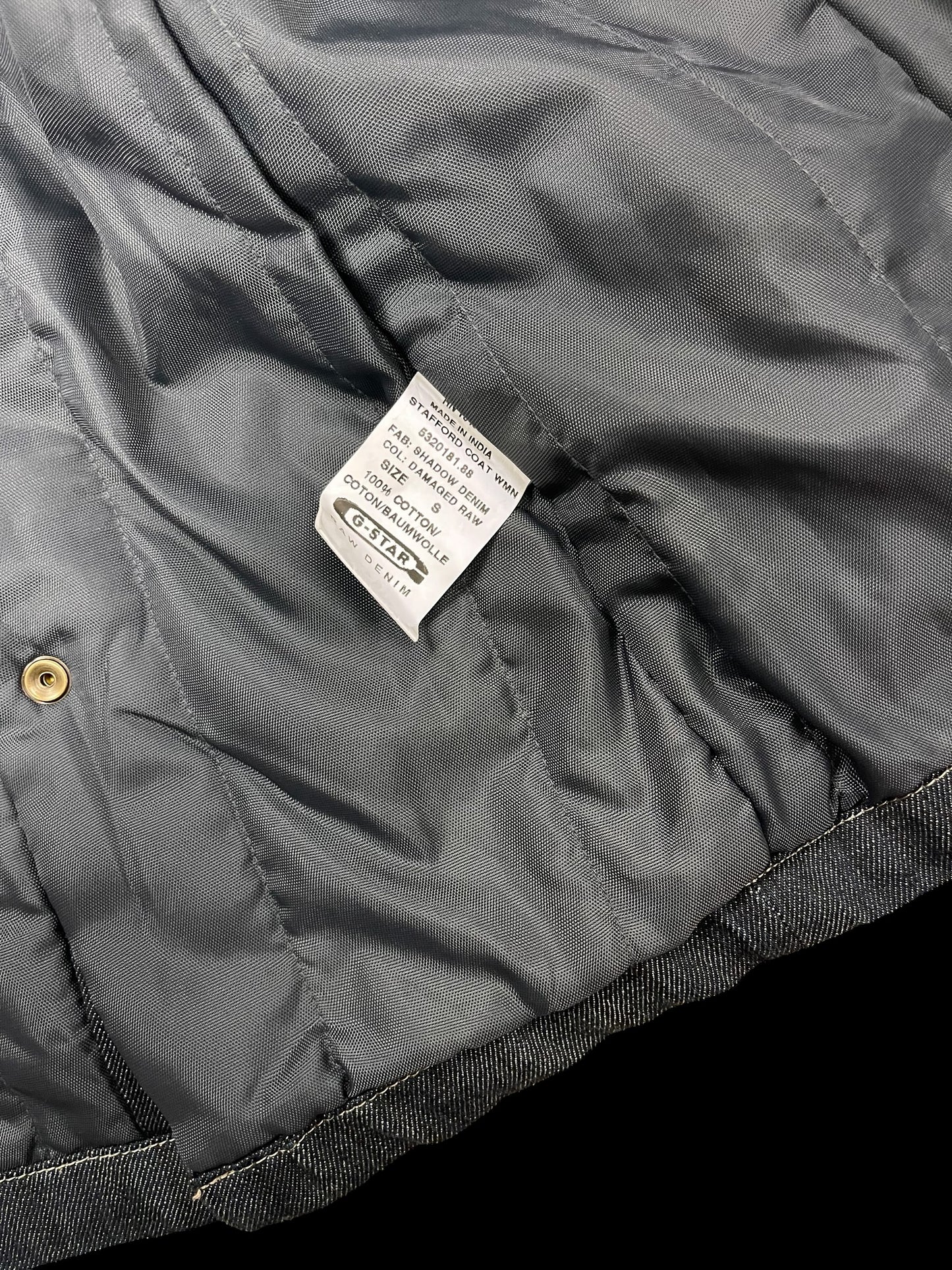 G-STAR RAW WMNS "STAFFORD COAT" - S