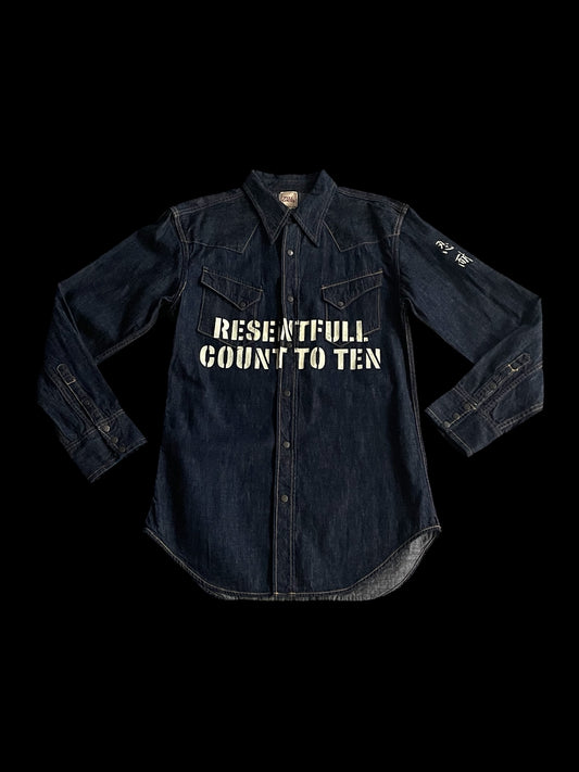 FULL COUNT DENIM SHIRT - M