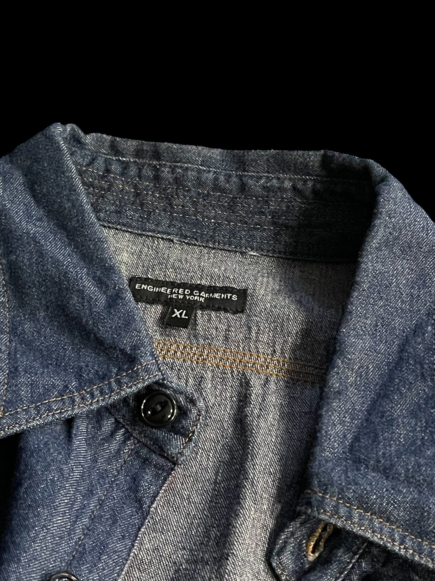 ENGINEERED GARMENTS INDIGO SHIRT - XL