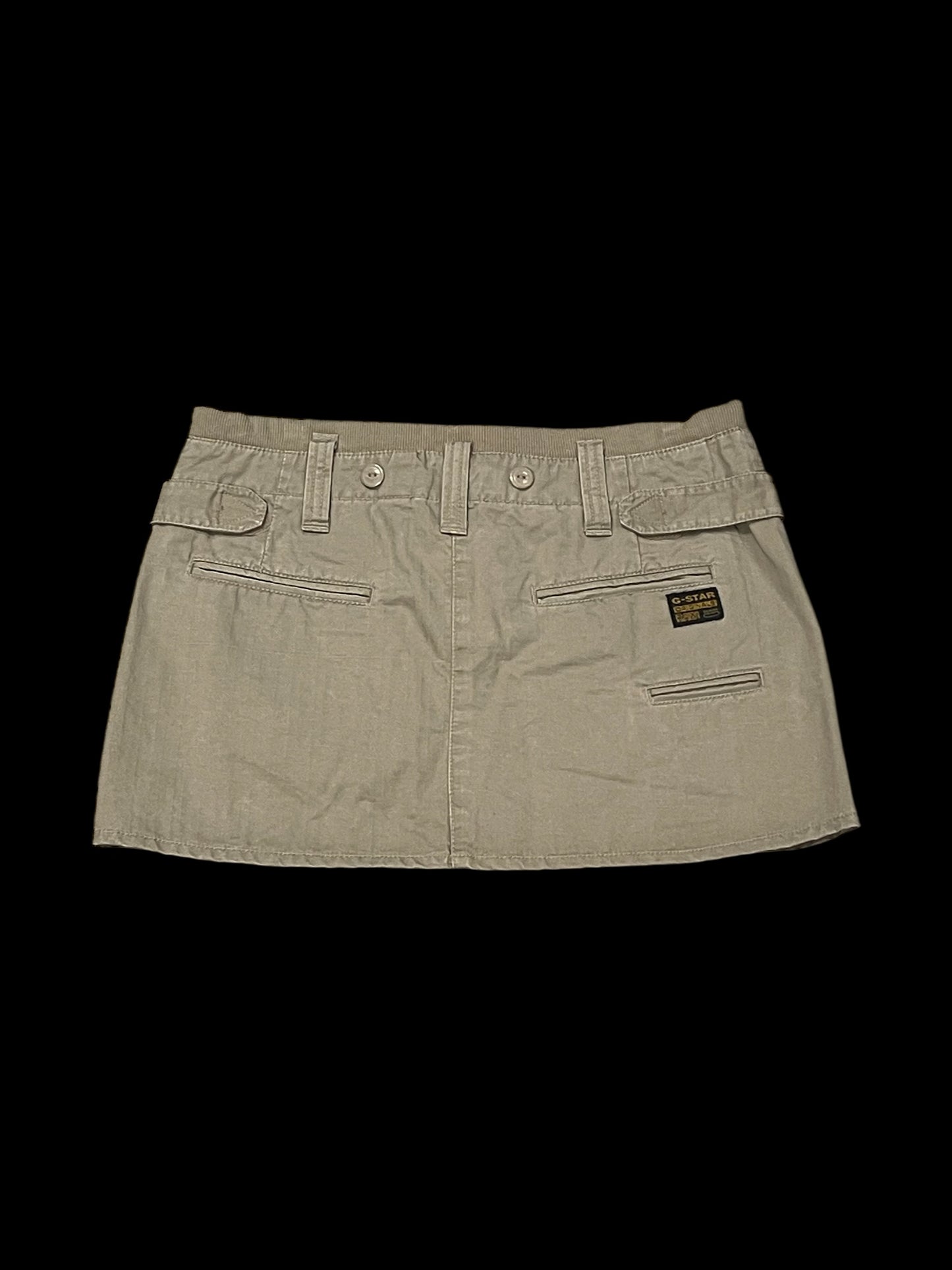 G-STAR RAW "PLEATED SKIRT MINI" M