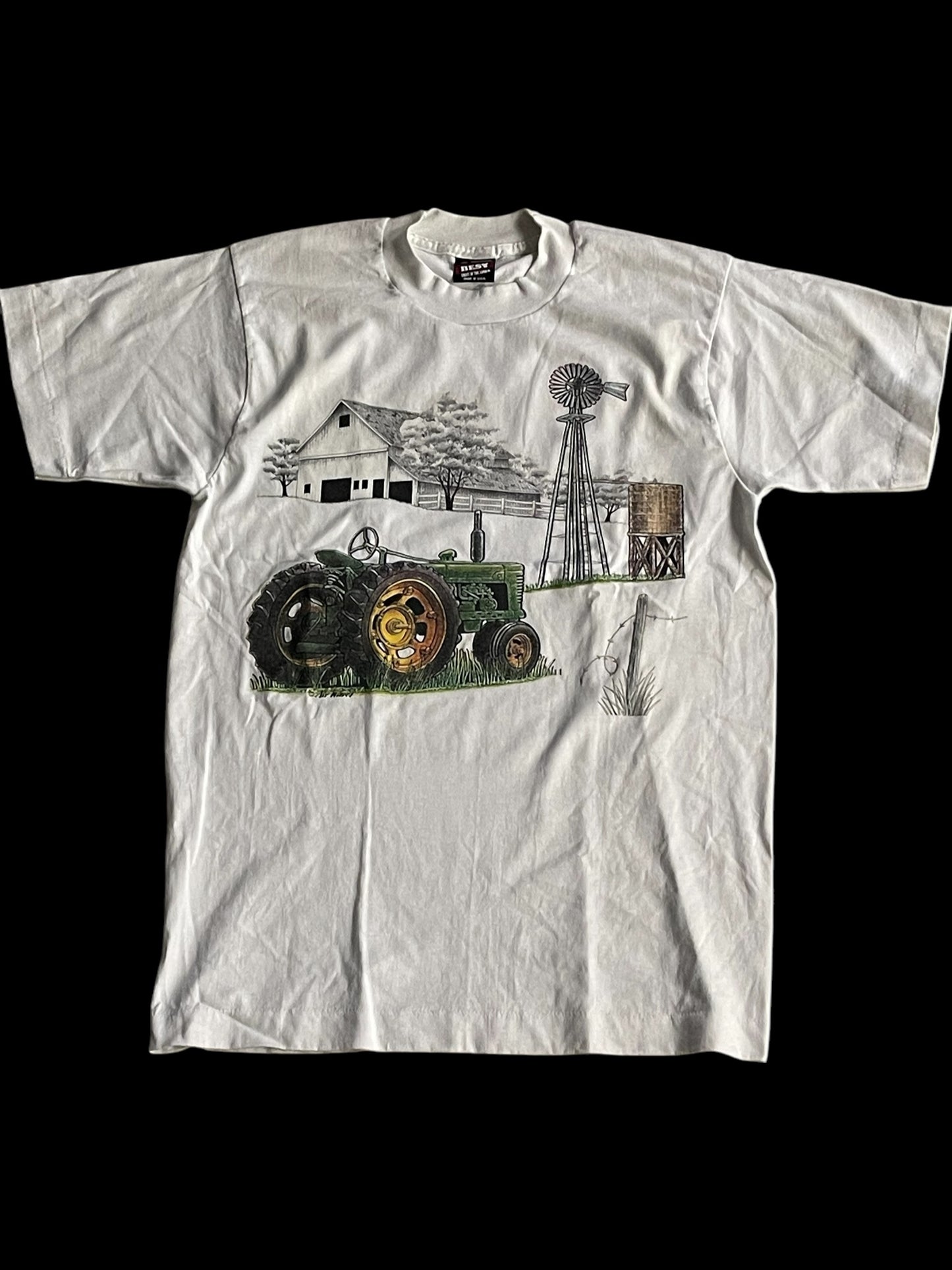 BEST (FRUIT OF THE LOOM) FARM T-SHIRT - M