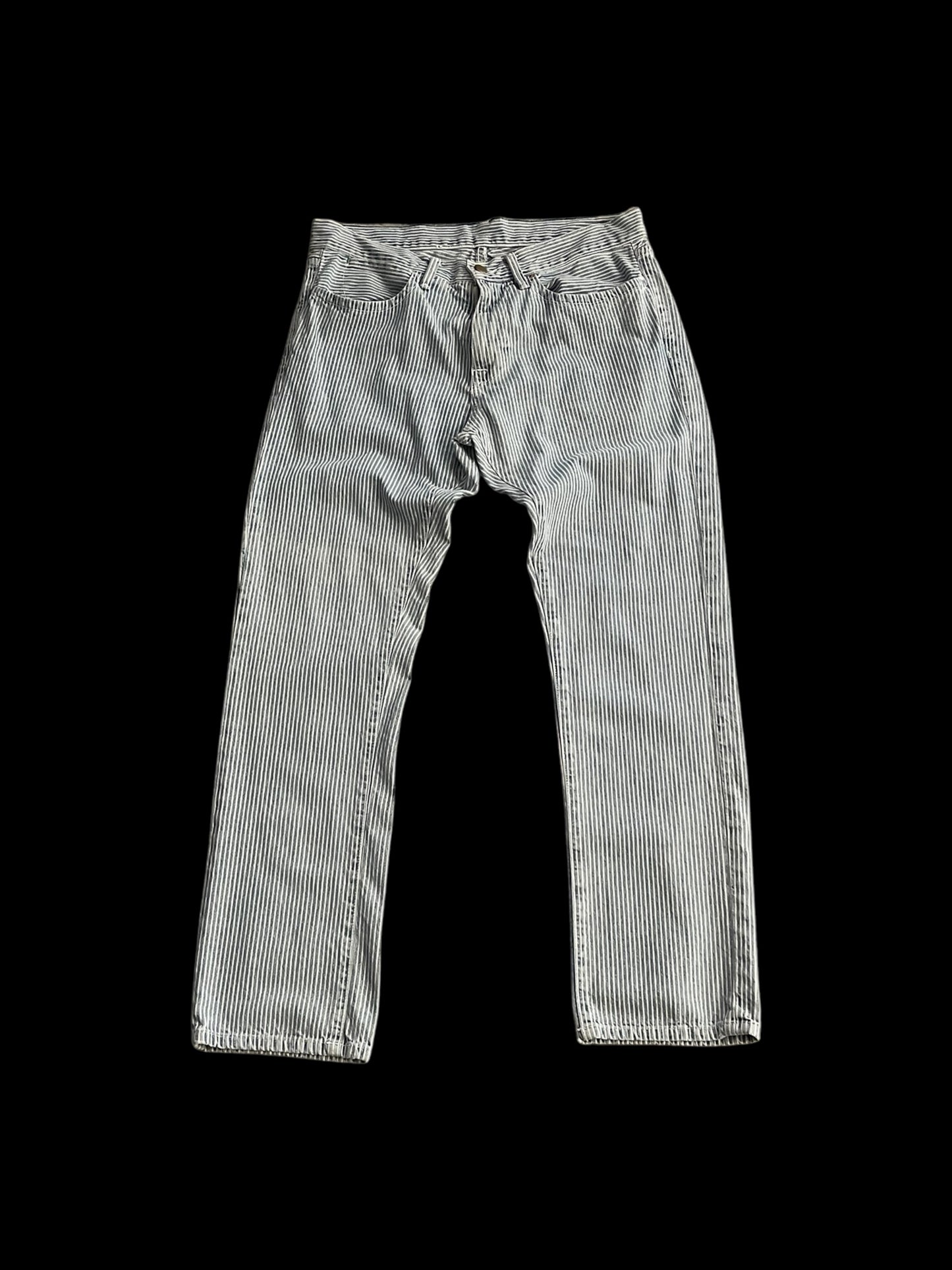 SAVE KHAKI PIN-STRIPE PANTS - 32