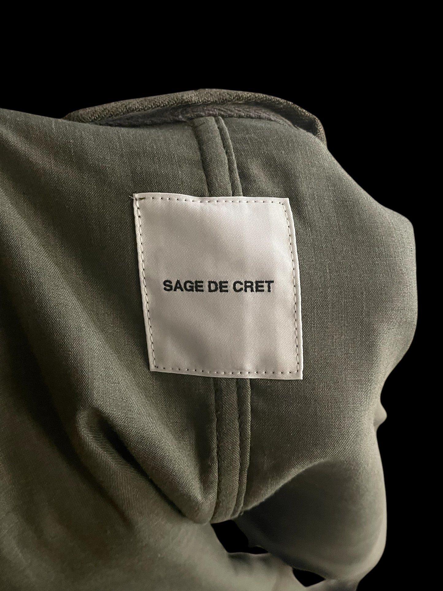 SAGE DE CRET PATCHWORK LINER - L