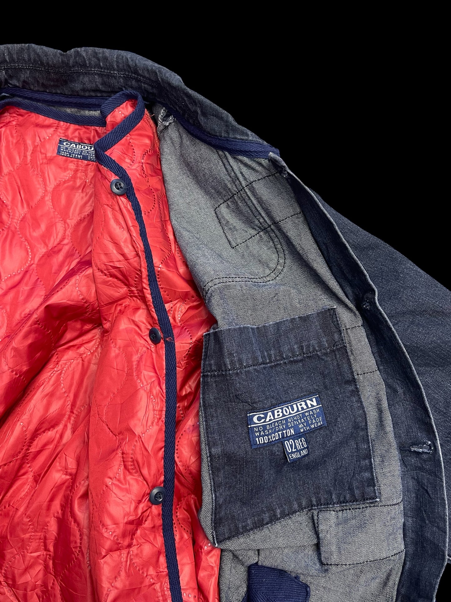 NIGEL CABOURN DENIM TRENCH - M