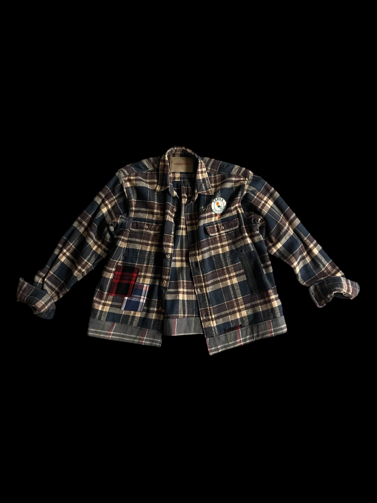 NWES PARKS PLAID SHIRT - XL