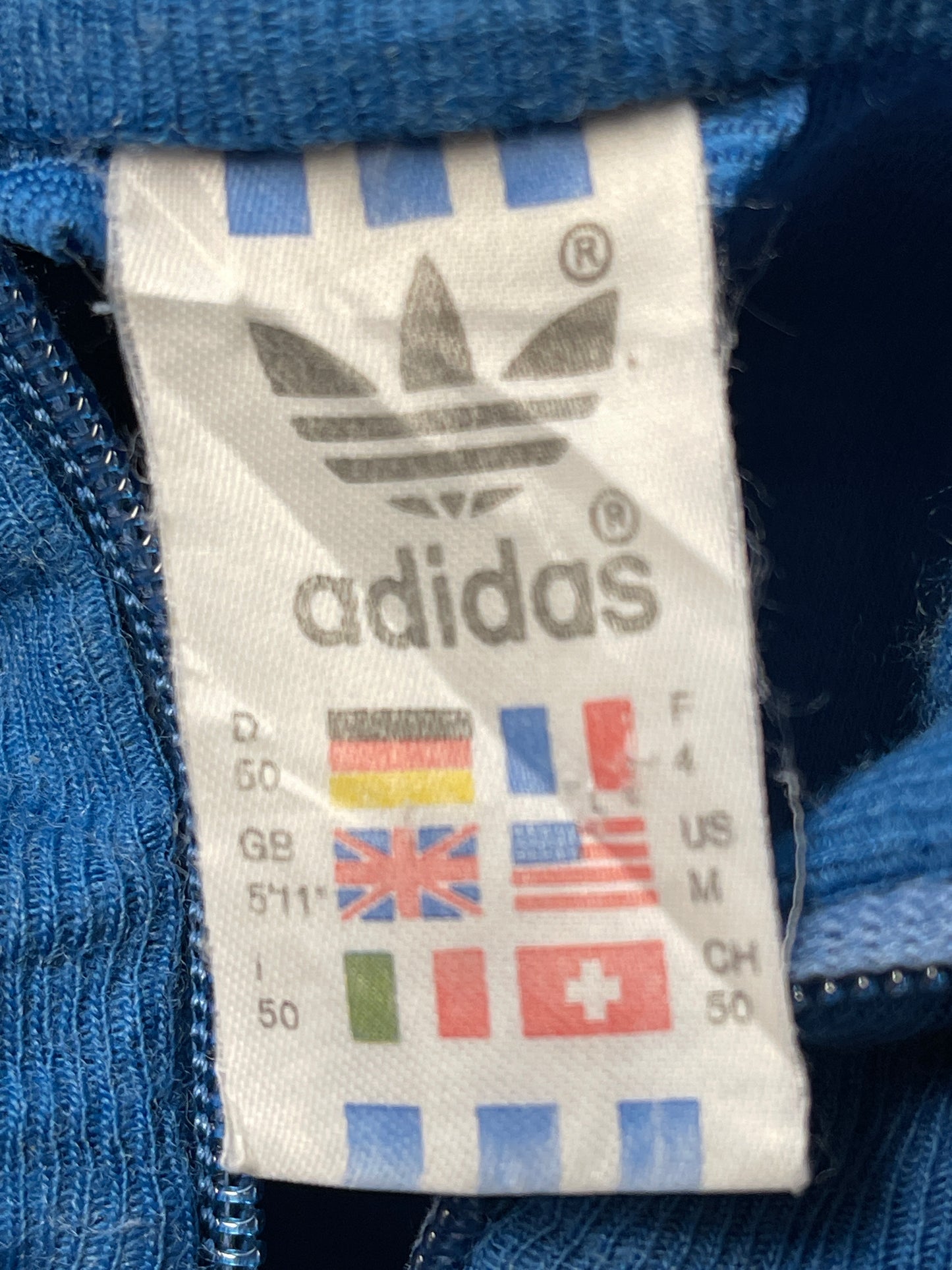 ADIDAS TRACK JACKET - M