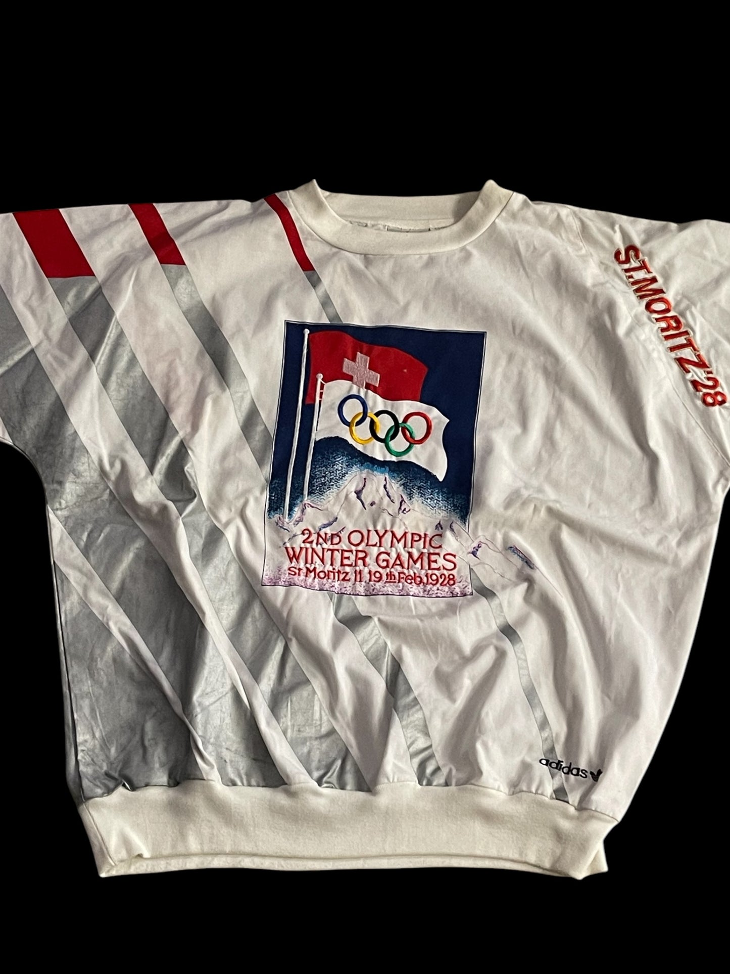 ADIDAS ST.MORITZ OLYMPIC SWEATSHIRT - XL