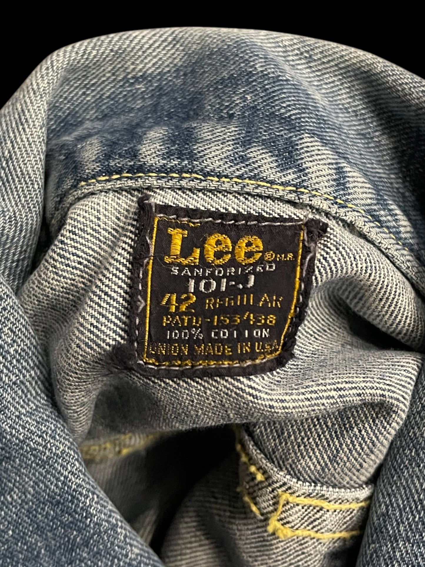 LEE MULTI-PATCH DENIM JACKET - L