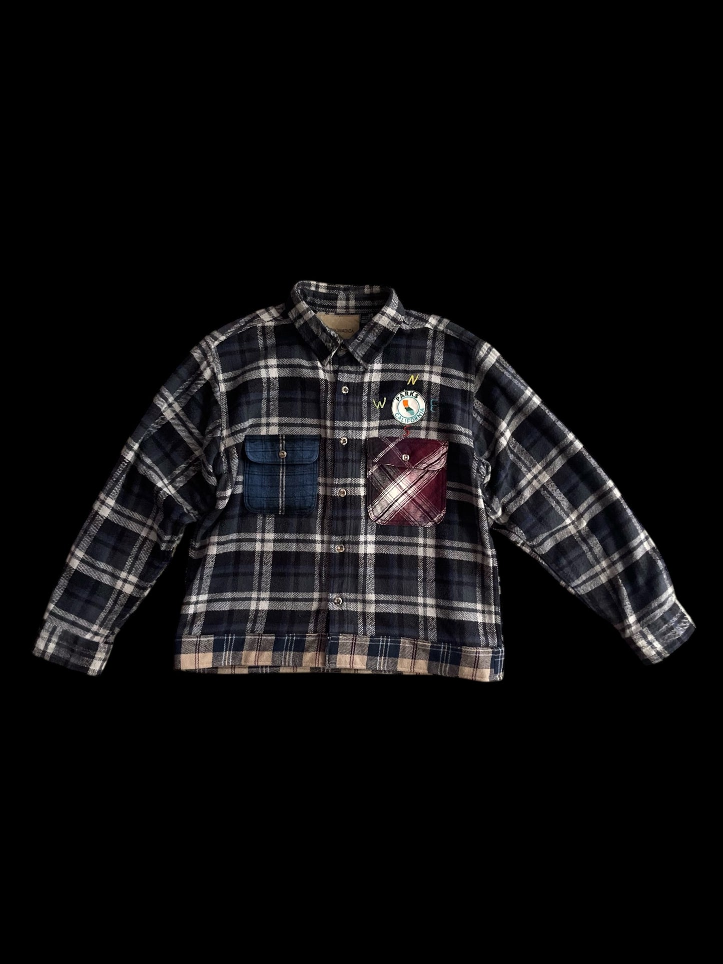 NWES PARKS PLAID SHIRT - L