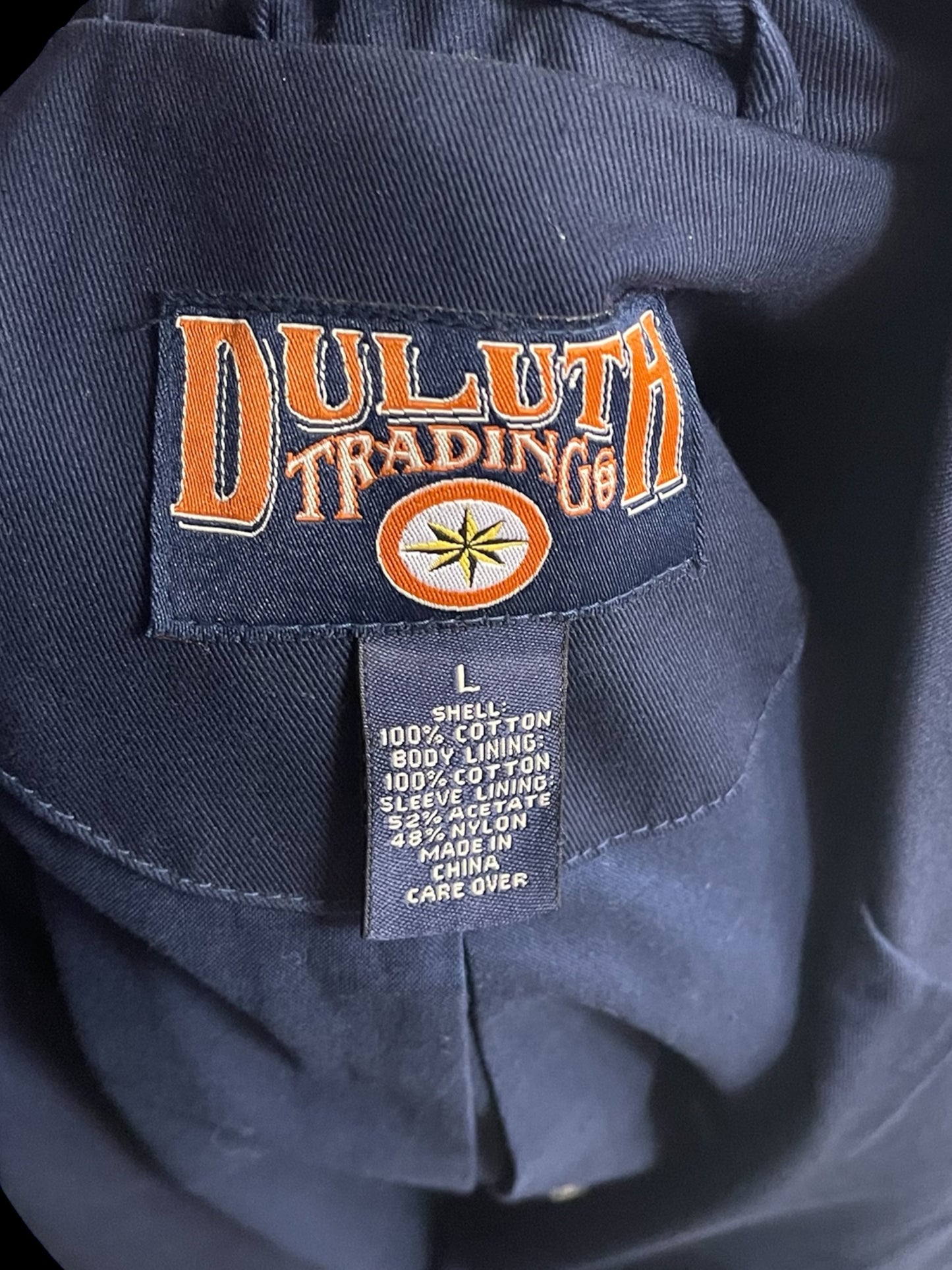 DULUTH TRADING CO FIRE HOSE BLAZER - L