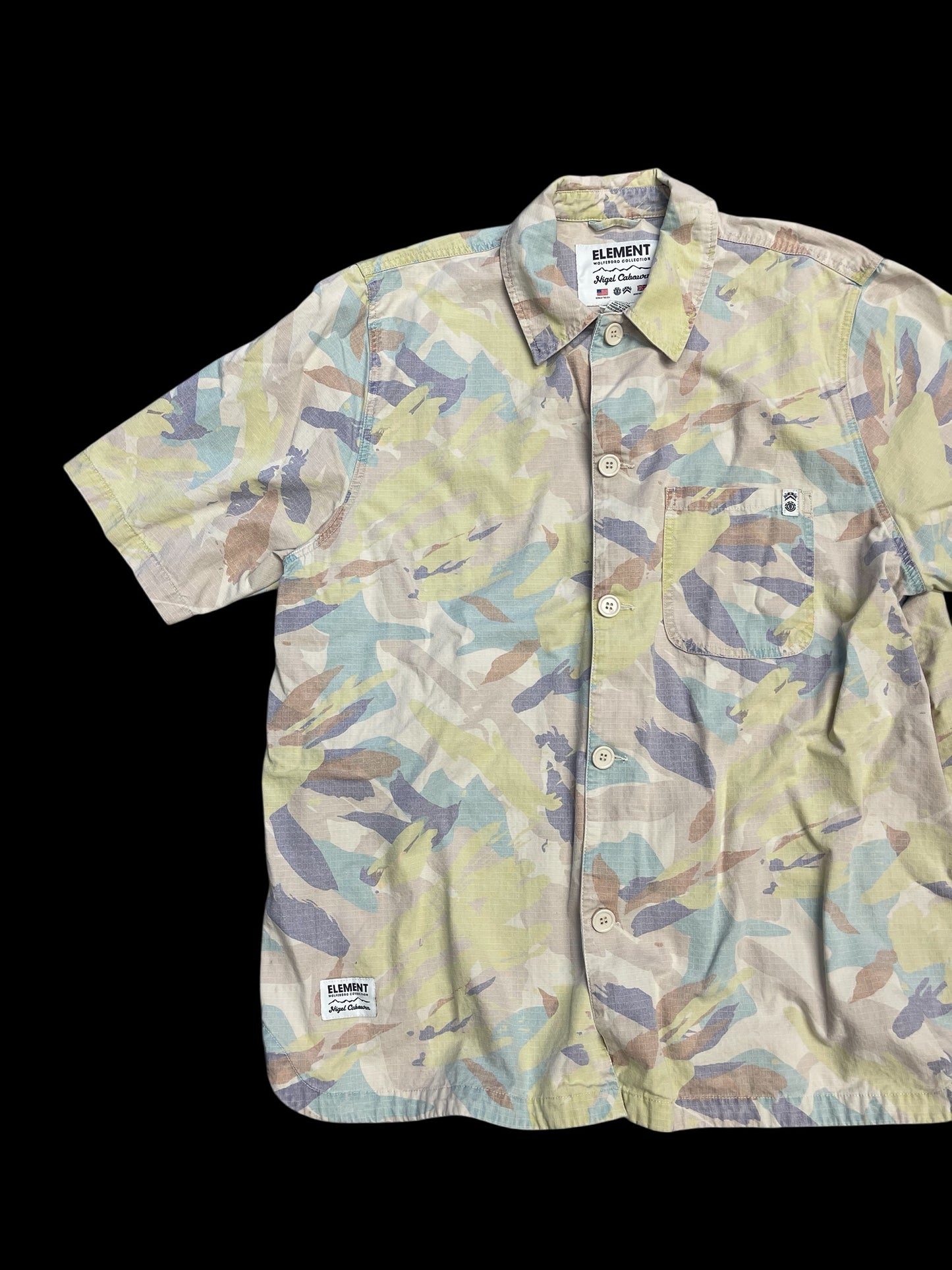 NIGEL CABOURN X ELEMENT CANVAS SHIRT - XL