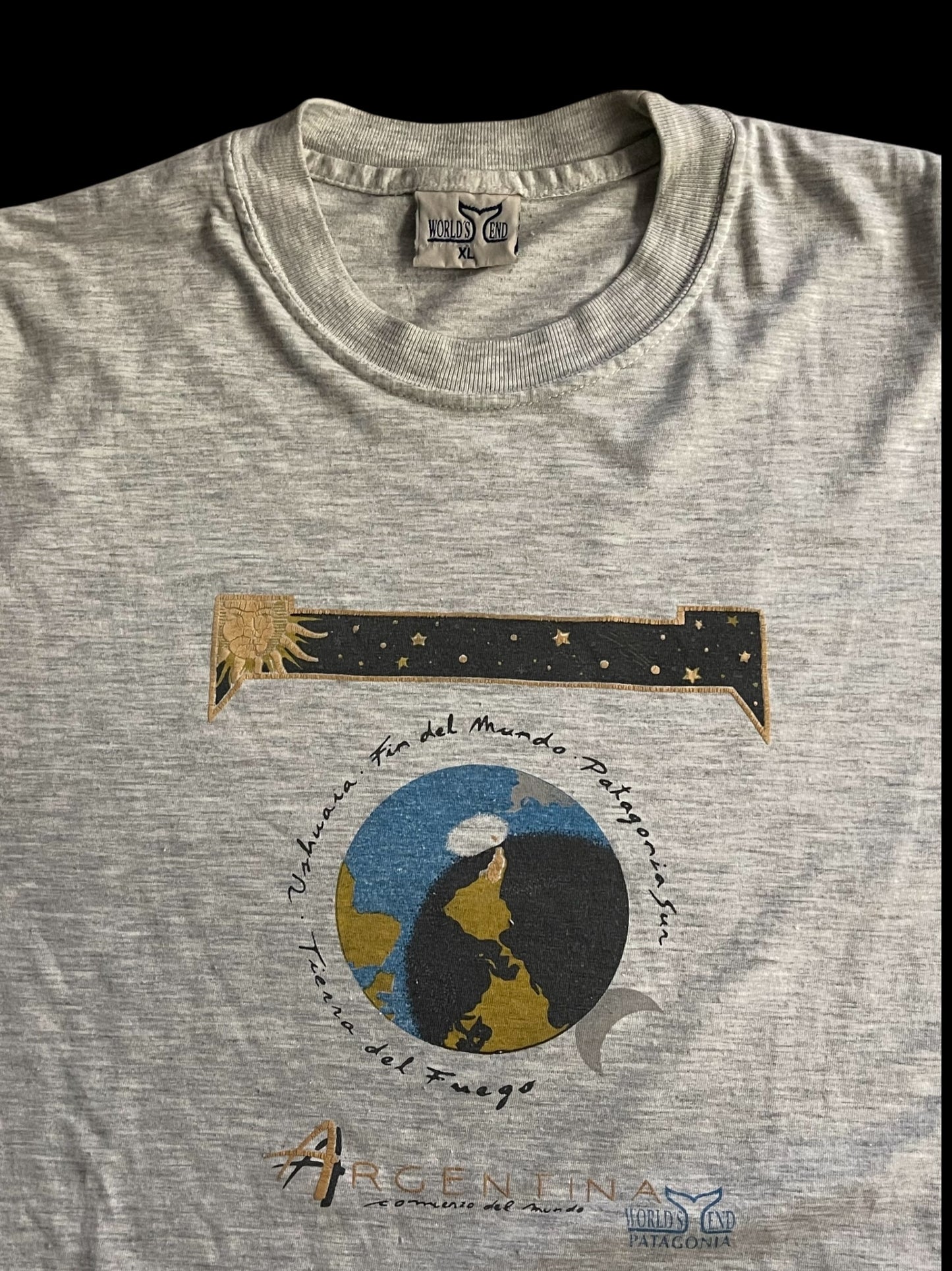WORLDS END GRAPHIC T-SHIRT - XL