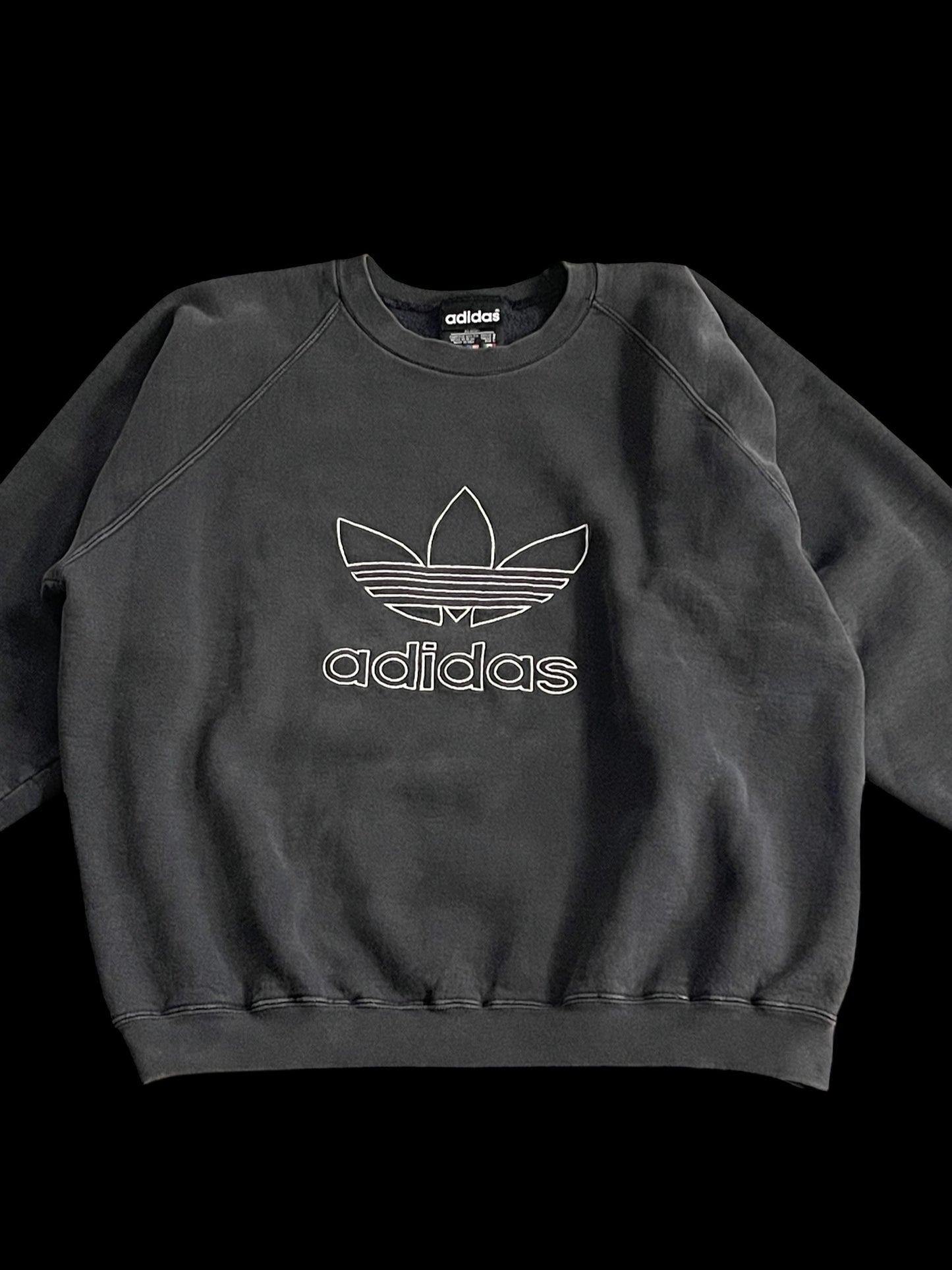ADIDAS TREFOIL CREWNECK SWEATSHIRT - L