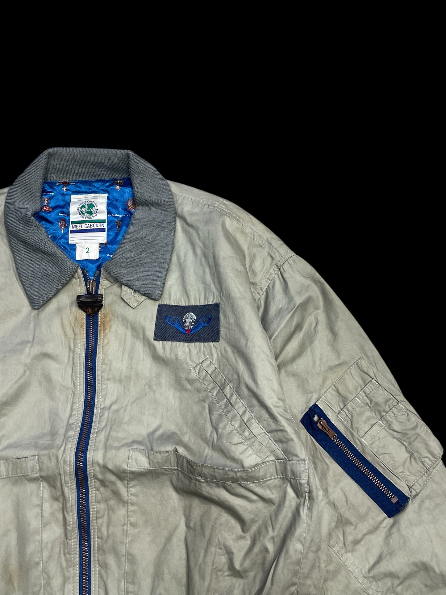 NIGEL CABOURN MA-1 BOMBER JACKET - M