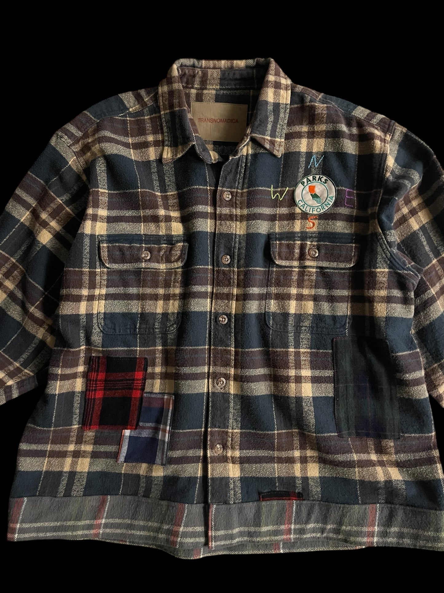 NWES PARKS PLAID SHIRT - XL