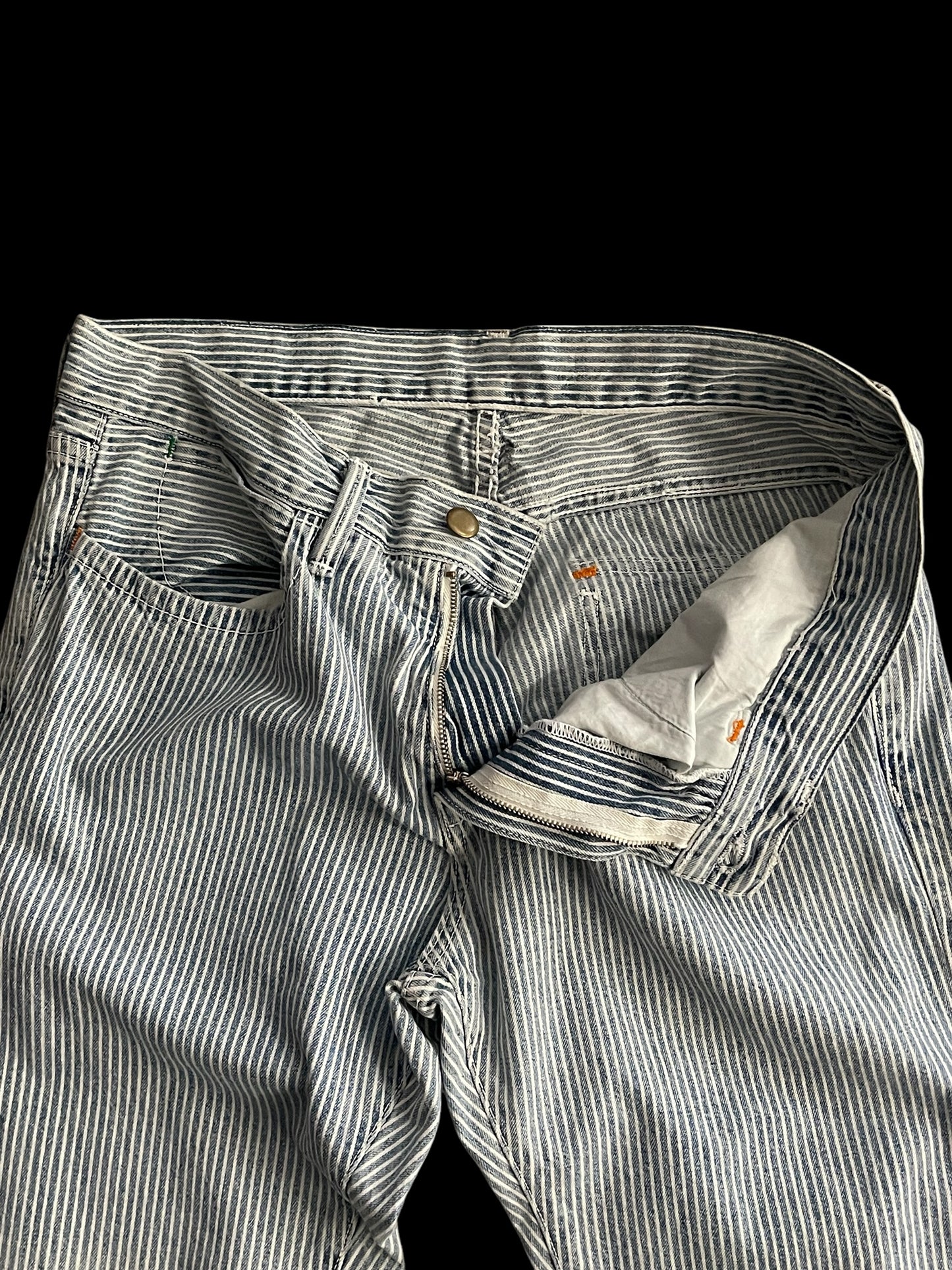 SAVE KHAKI PIN-STRIPE PANTS - 32