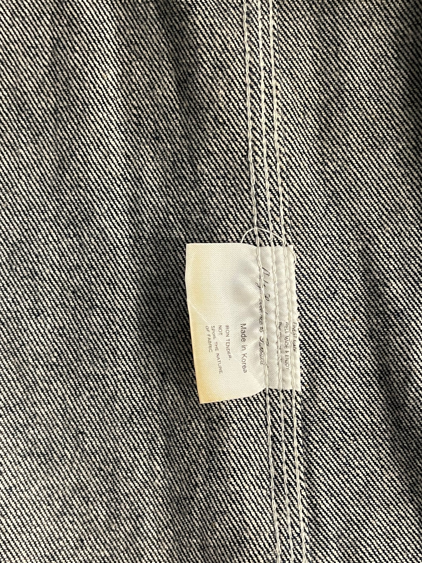 D-LAND PIN-STRIPE WORKWEAR JACKET - M