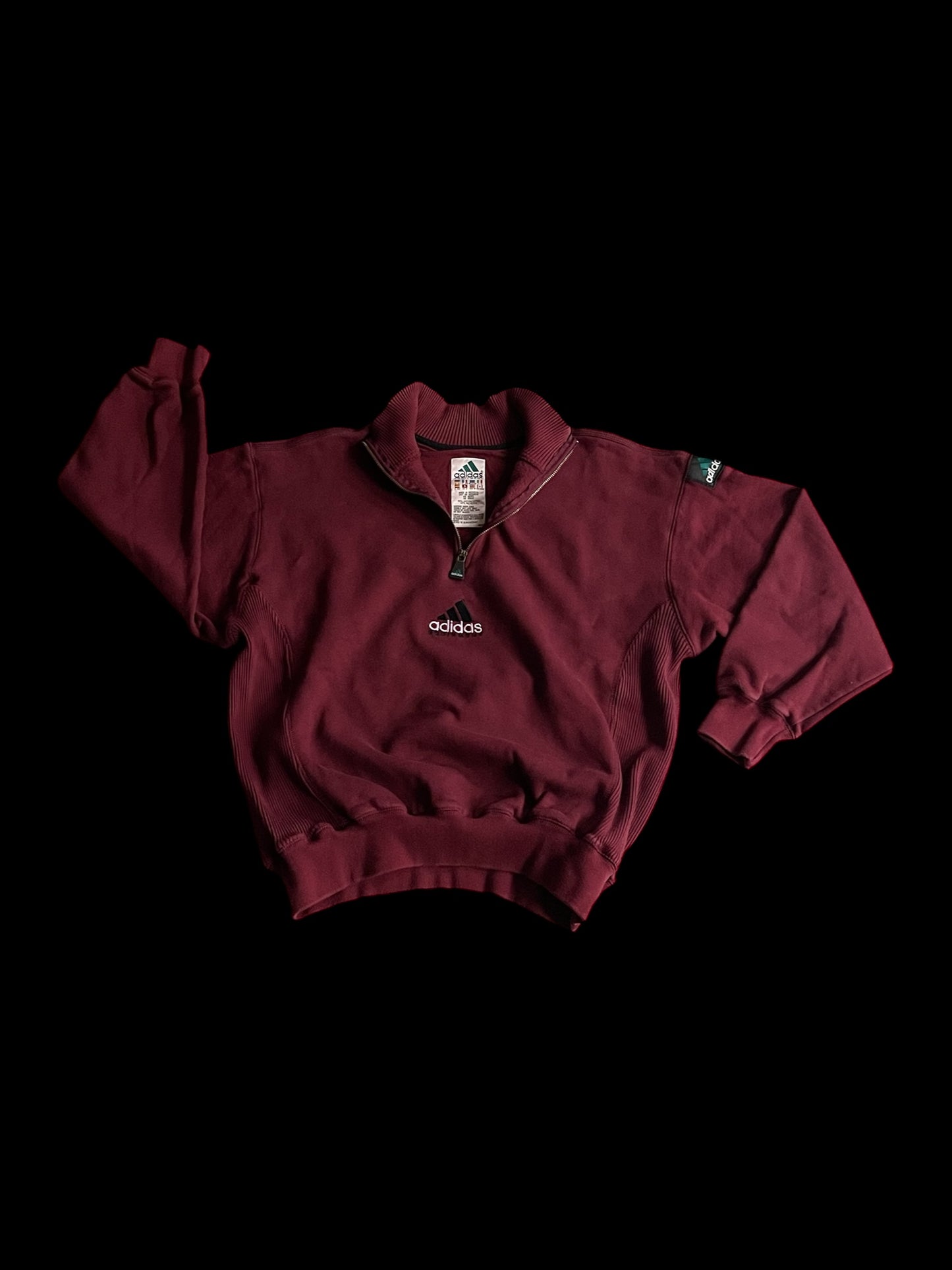 ADIDAS EQT 1/4 ZIP PULLOVER - M