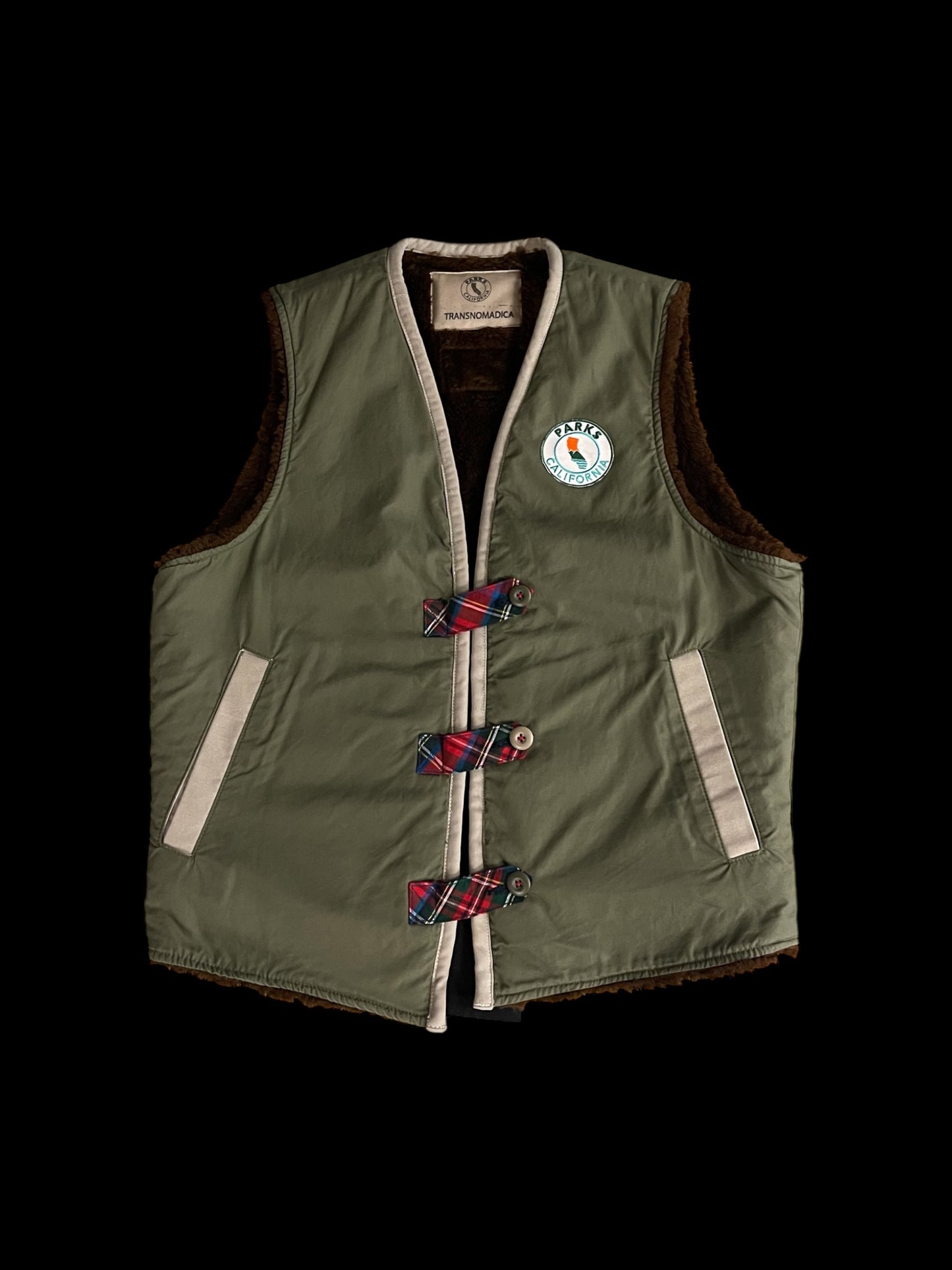 PARKS CALIFORNIA BEAR VEST - M