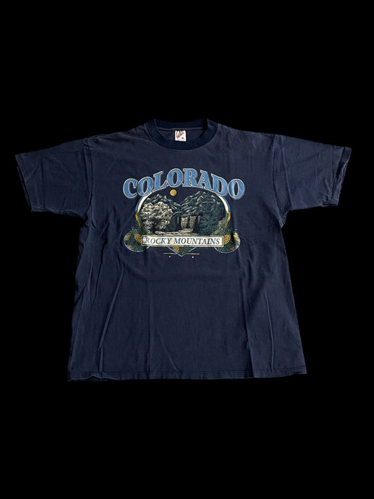 JERZEES ROCKY MOUNTAIN GRAPHIC T-SHIRT - XL