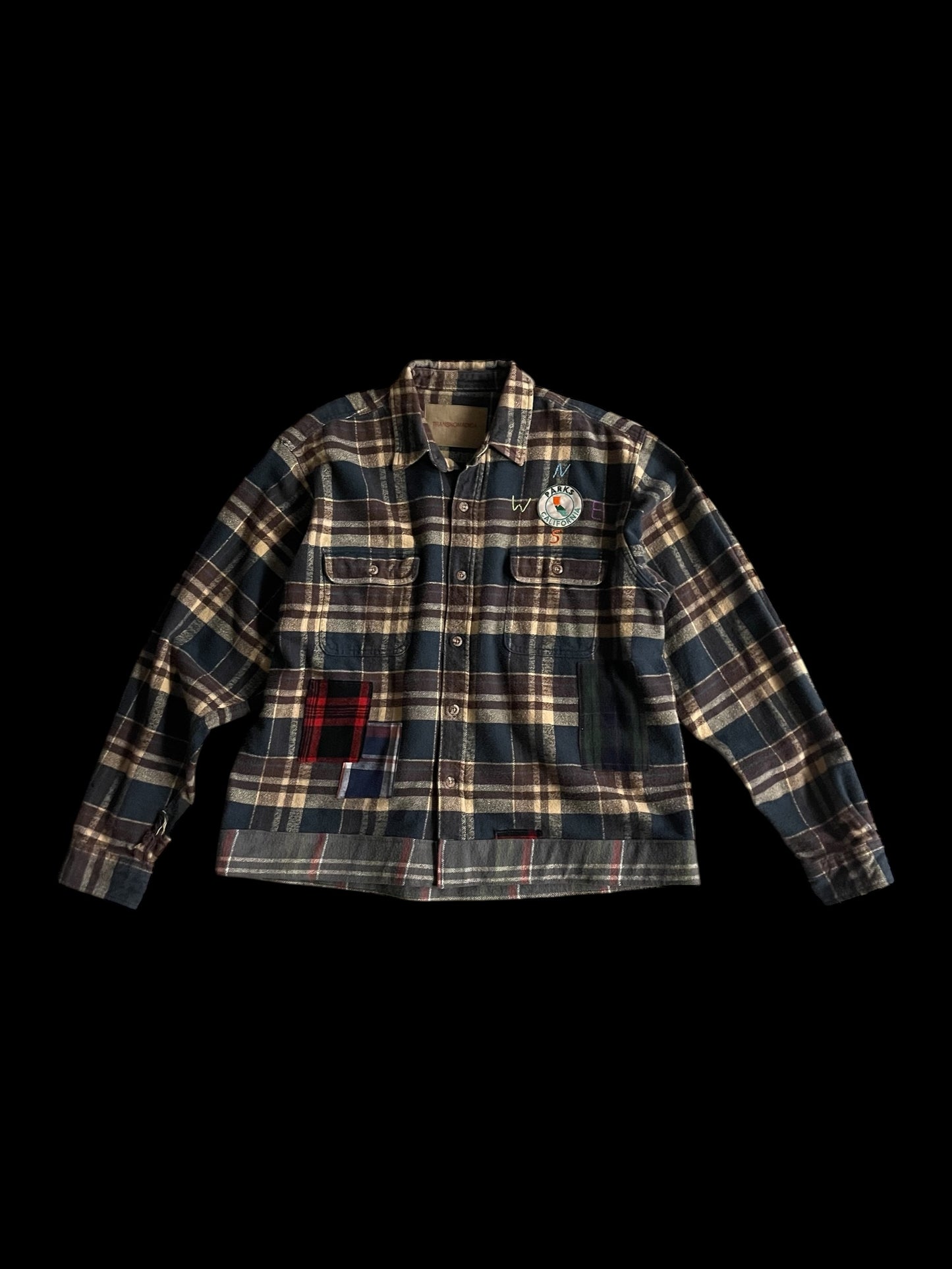 NWES PARKS PLAID SHIRT - XL
