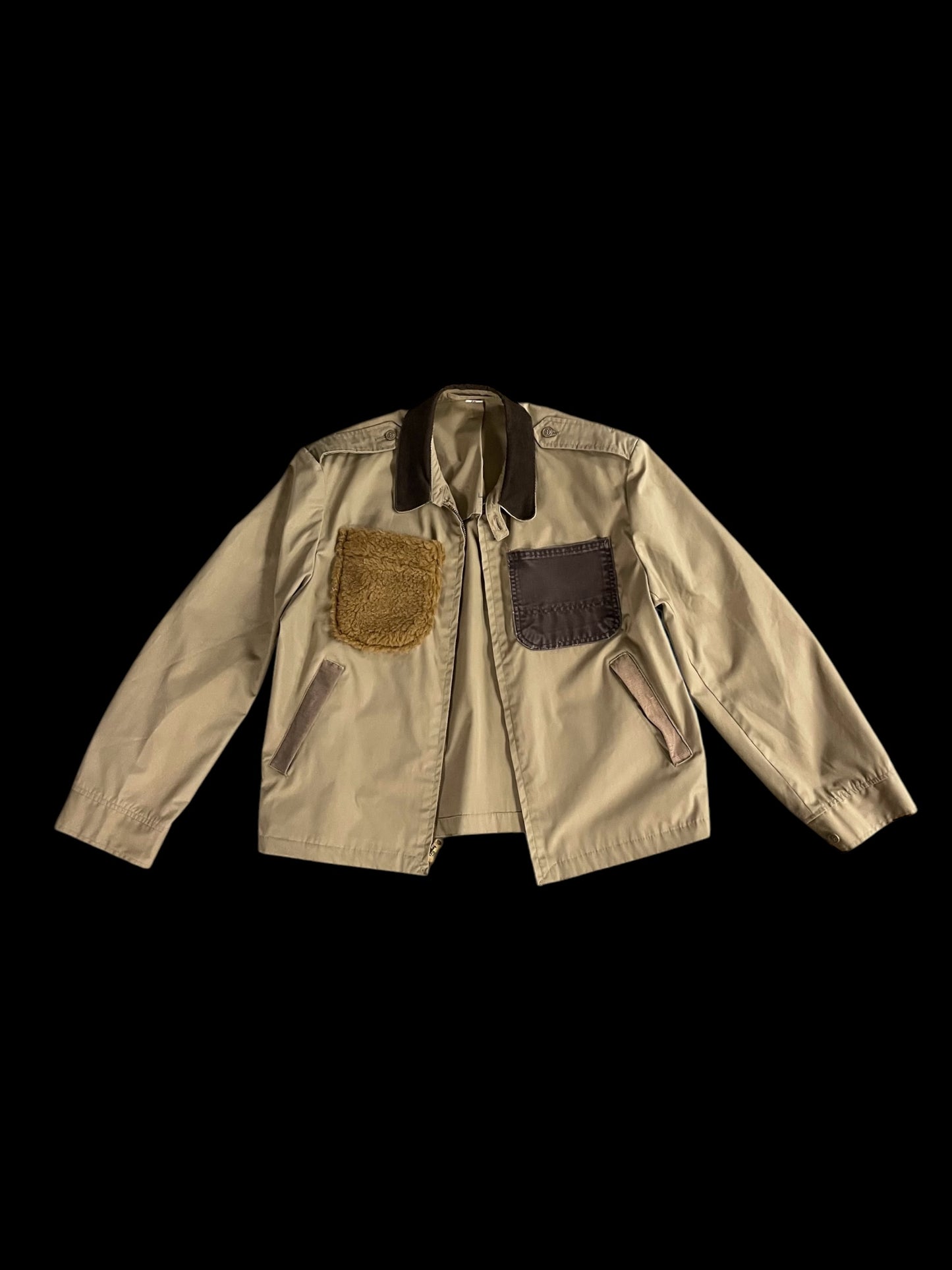 MILITARY WINDBREAKER JACKET - L