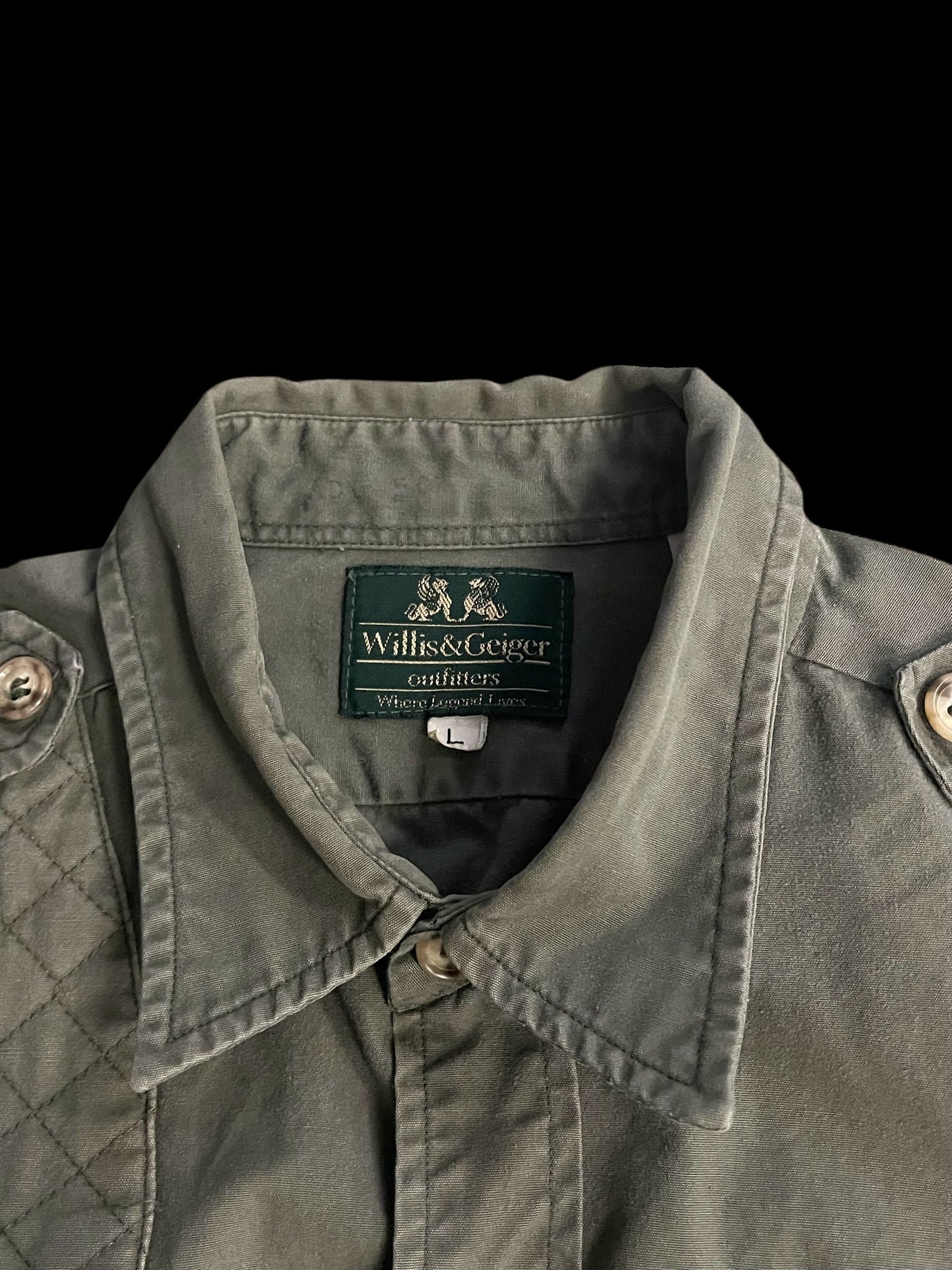 WILLIS & GEIGER PADDED BUSH SHIRT - L