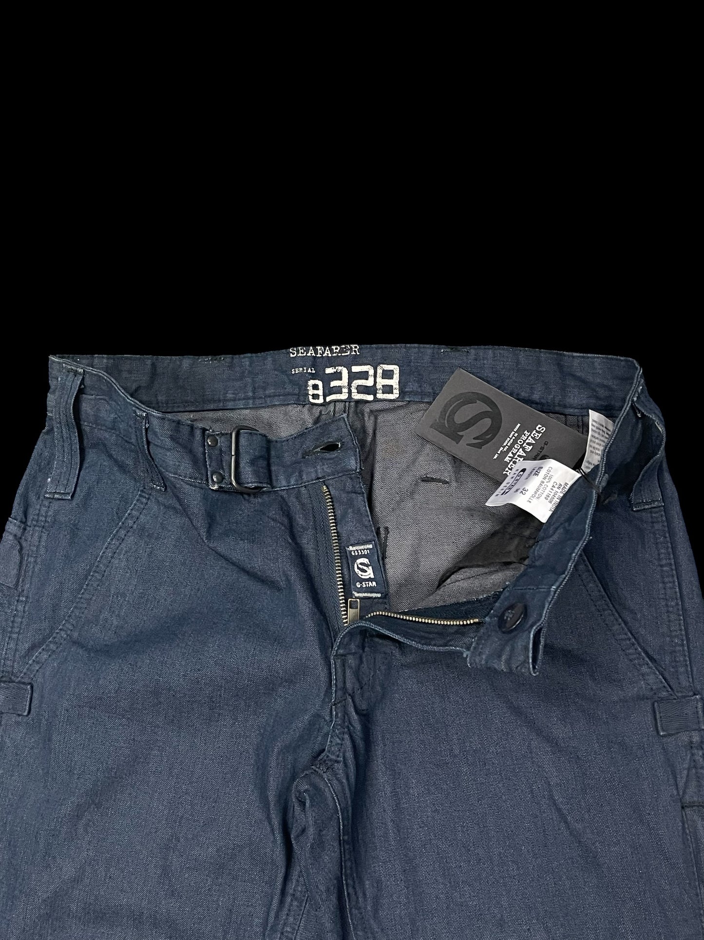 G STAR RAW "S.C. STIEGER ART STRAIGHT" DENIM - 32