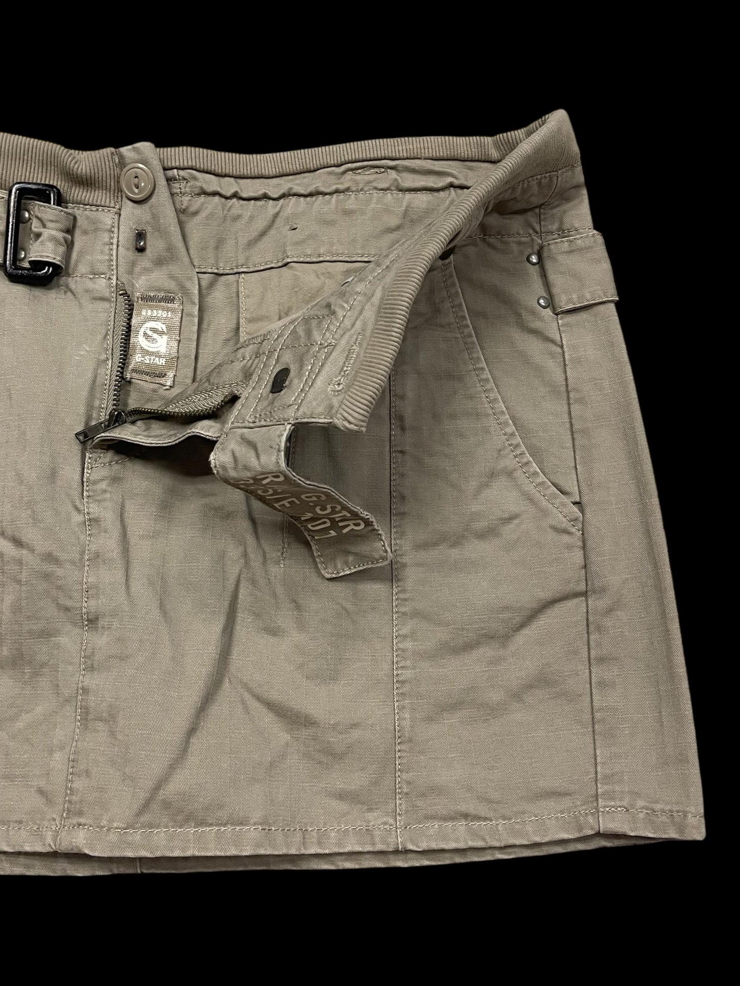 G-STAR RAW "PLEATED SKIRT MINI" M