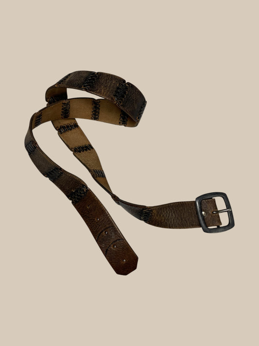 LEVIS DISTRESSED LEATHER BELT