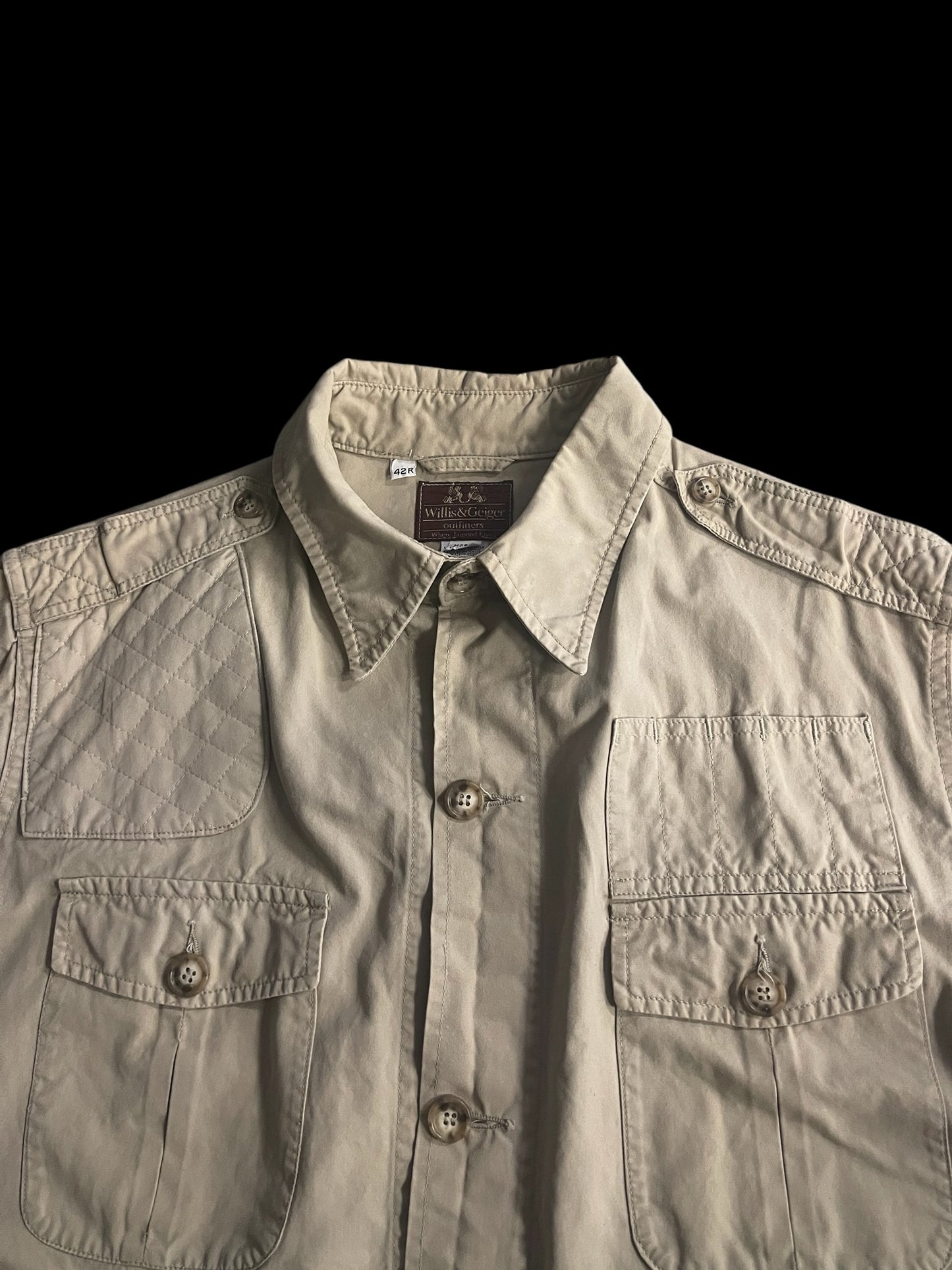 WILLIS @ GEIGER HUNTING SS BUTTON DOWN - XL