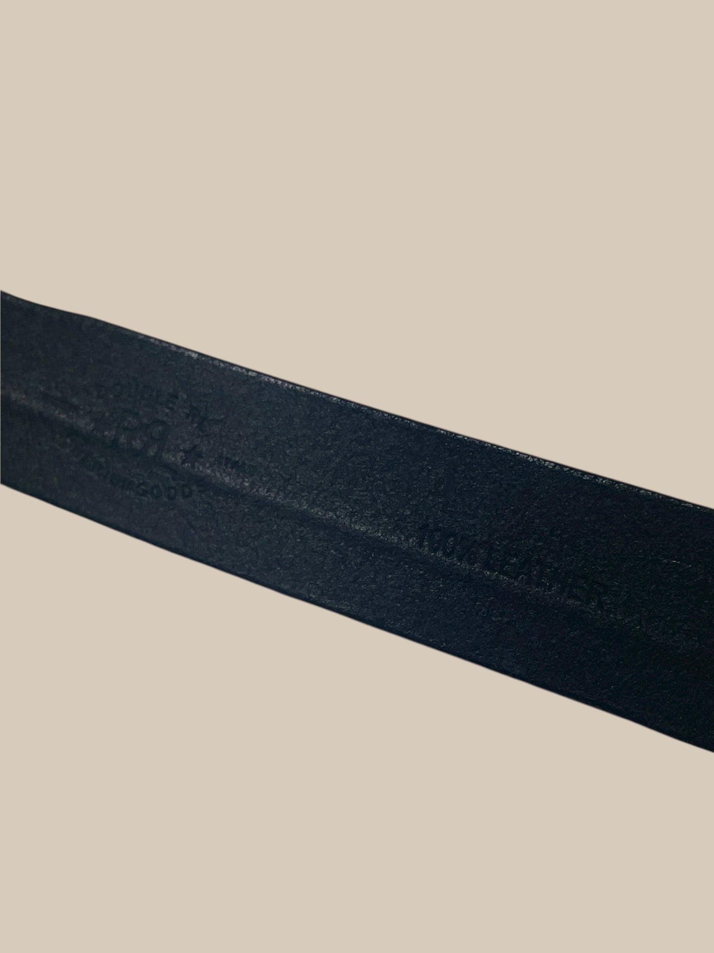 RRL SOLID BRASS BUCKLE BELT - 34