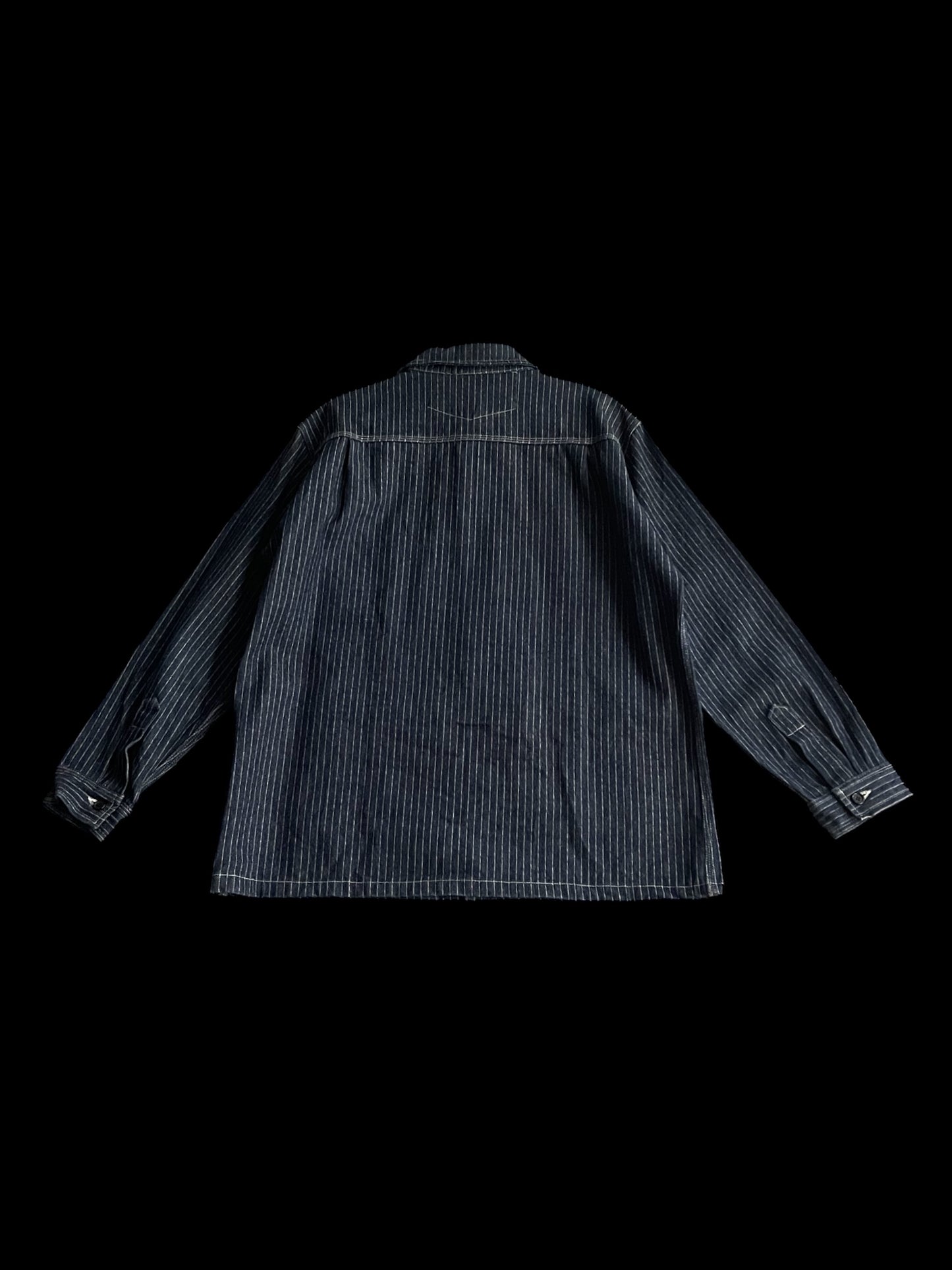 D-LAND PIN-STRIPE WORKWEAR JACKET - M