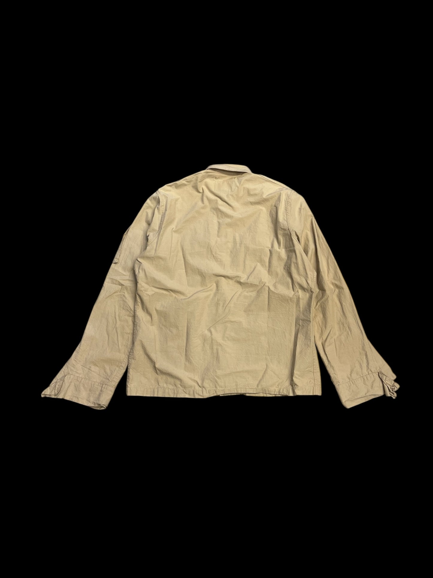 NIGEL CABOURN KHAKI UTILITY SHIRT - XL