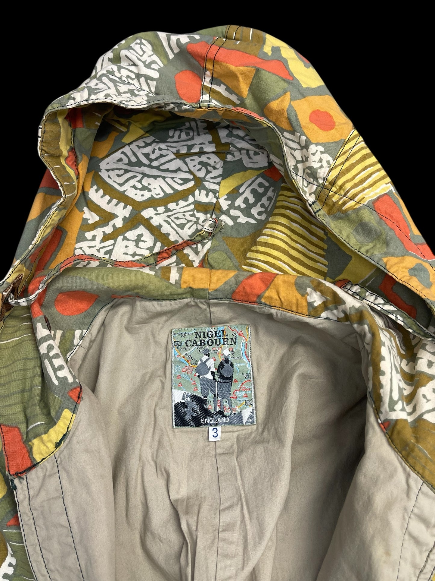 NIGEL CABOURN PRINT JACKET - L