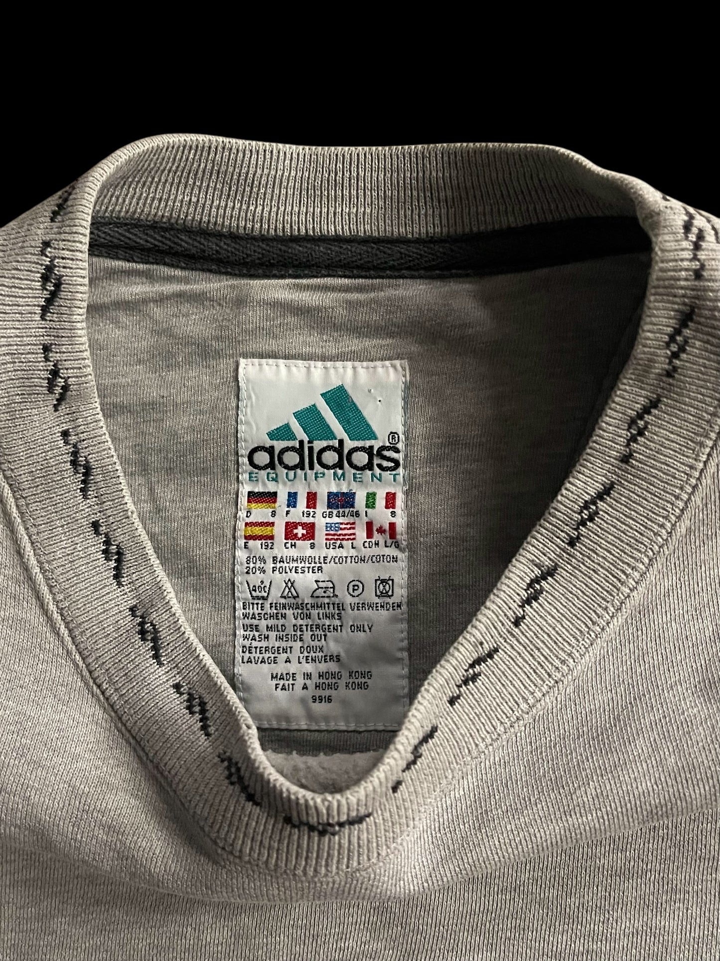 ADIDAS EQT CREWNECK SWEATSHIRT - L