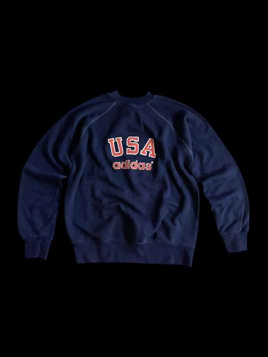 ADIDAS USA CREWNECK SWEATSHIRT - L