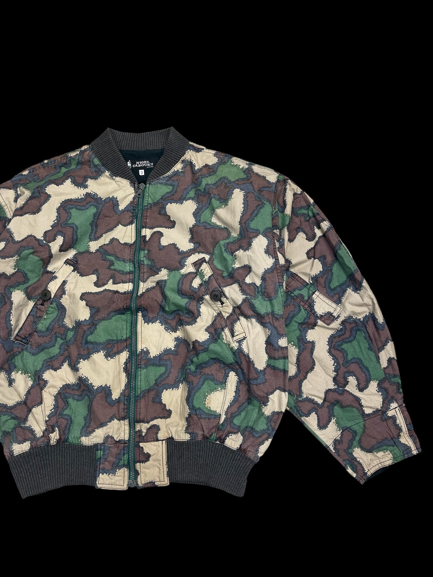 NIGEL CABOURN CAMO BOMBER - L