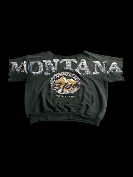 MONTANA CUT OFF SWEATSHIRT - L