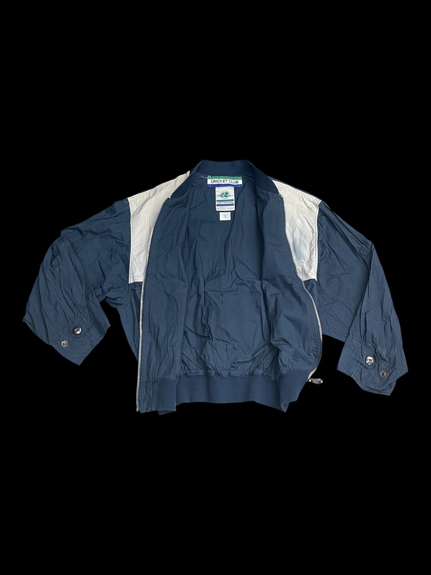 NIGEL CABOURN CRICKET CLUB BOMBER JACKET - M