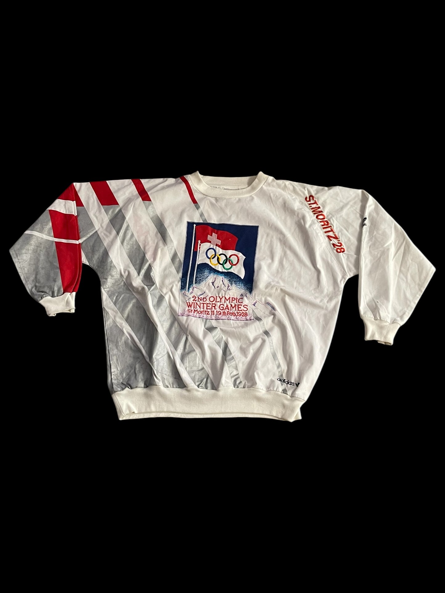 ADIDAS ST.MORITZ OLYMPIC SWEATSHIRT - XL