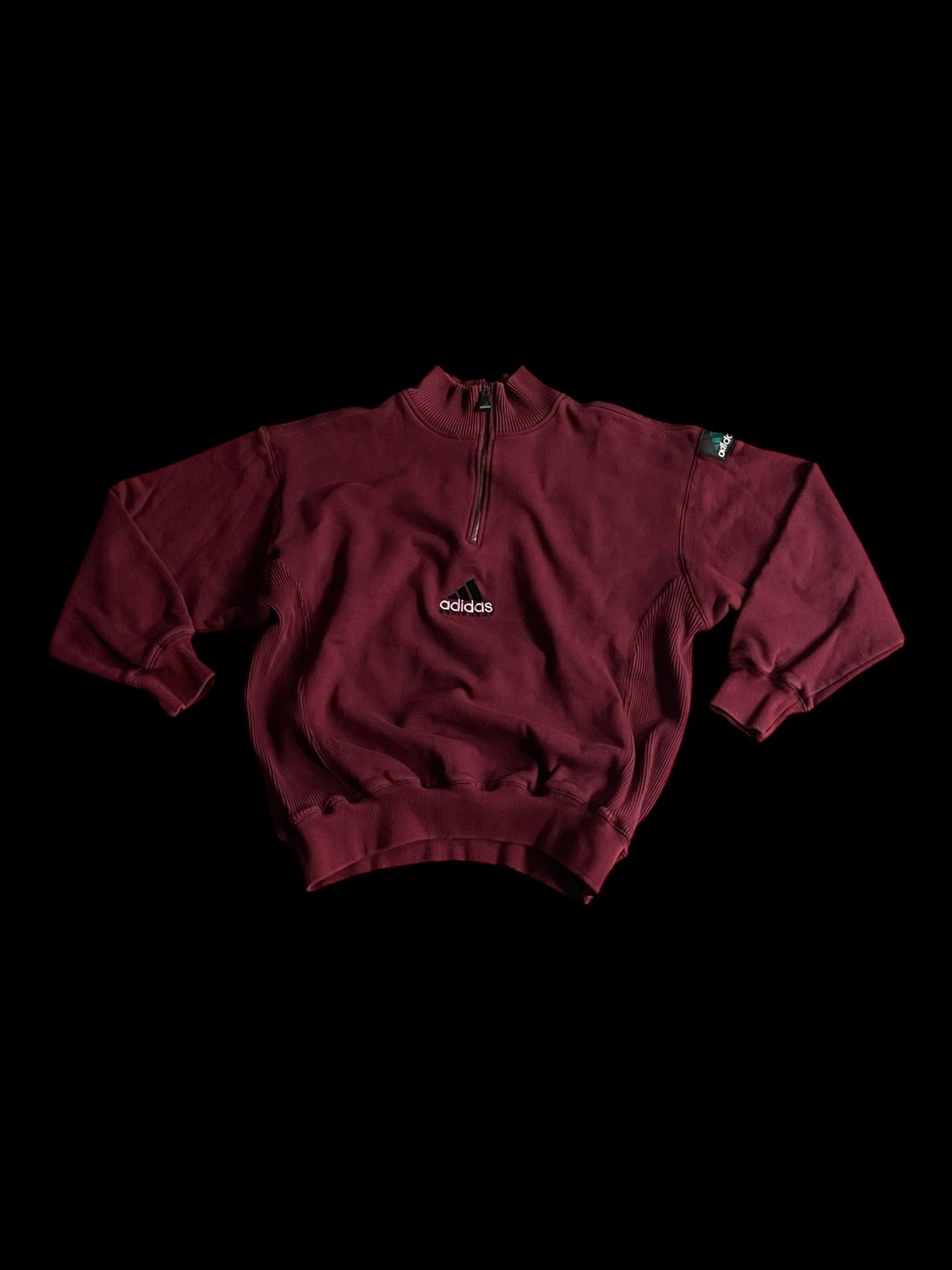 ADIDAS EQT 1/4 ZIP PULLOVER - M