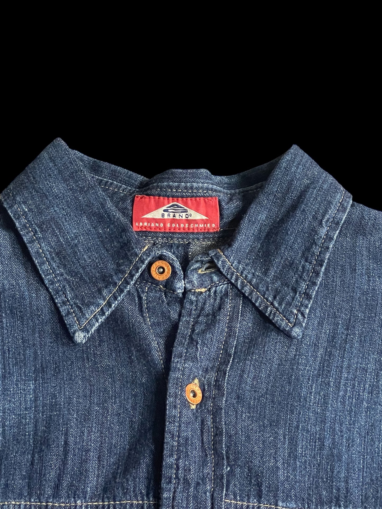 AG DENIM BUTTON DOWN SHIRT - XL